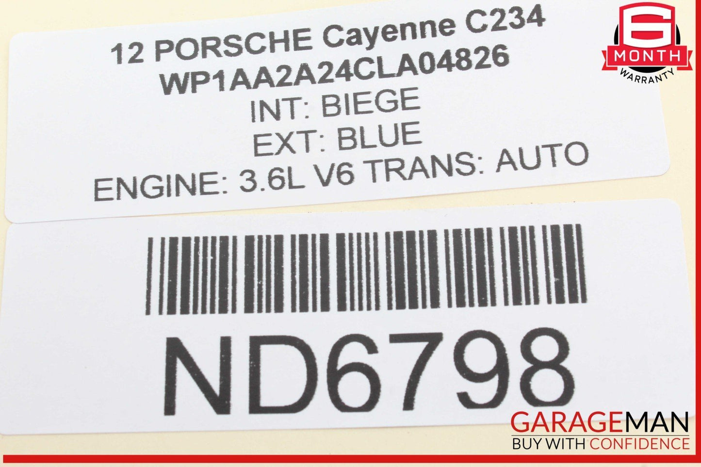 11-14 Porsche Cayenne 958 Suspension Mode Selector Switch Module 7P5927127 OEM