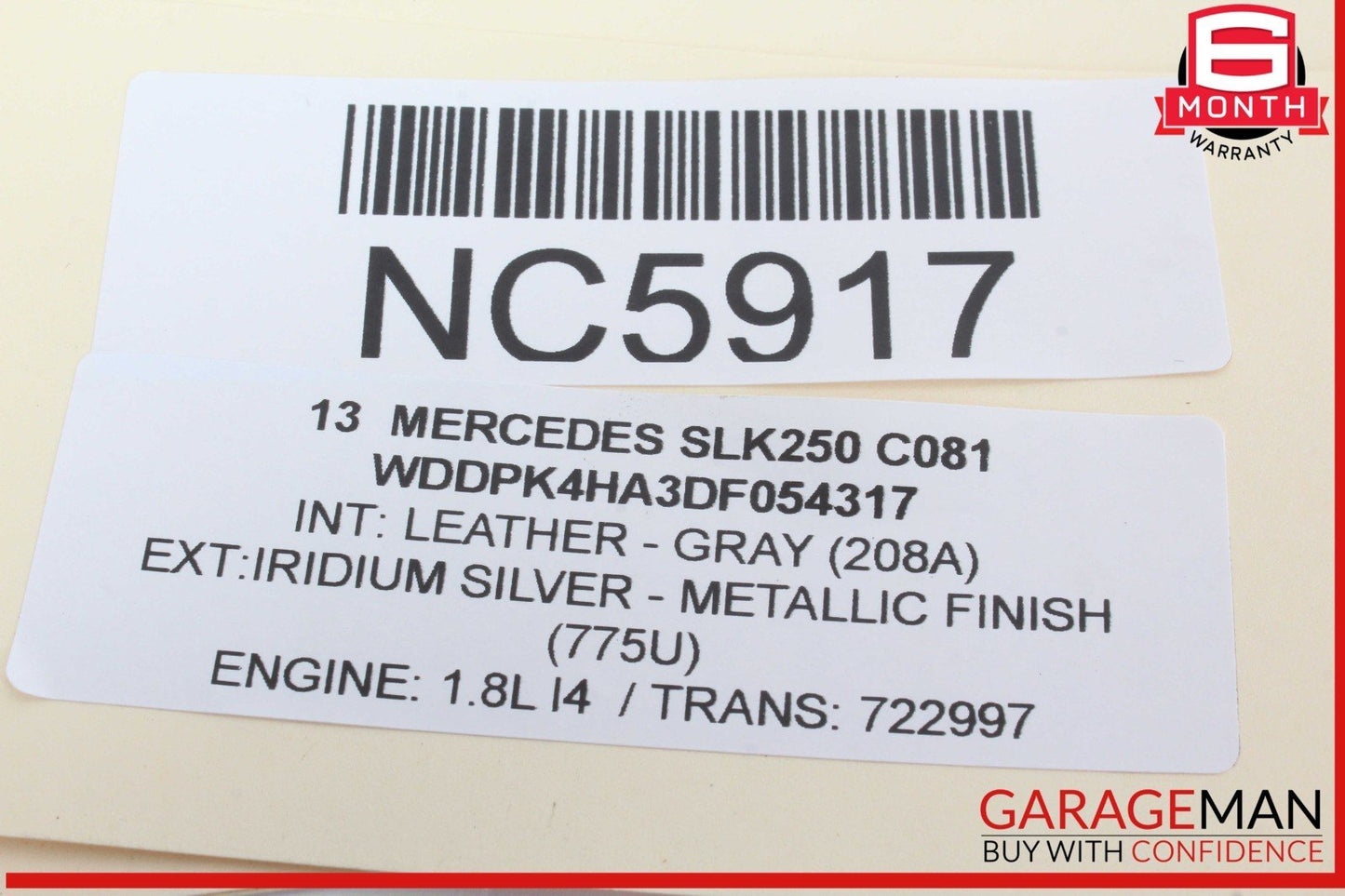 08-18 Mercedes R172 SLK250 C300 CLS550 Front Left Side Door Control Module OEM