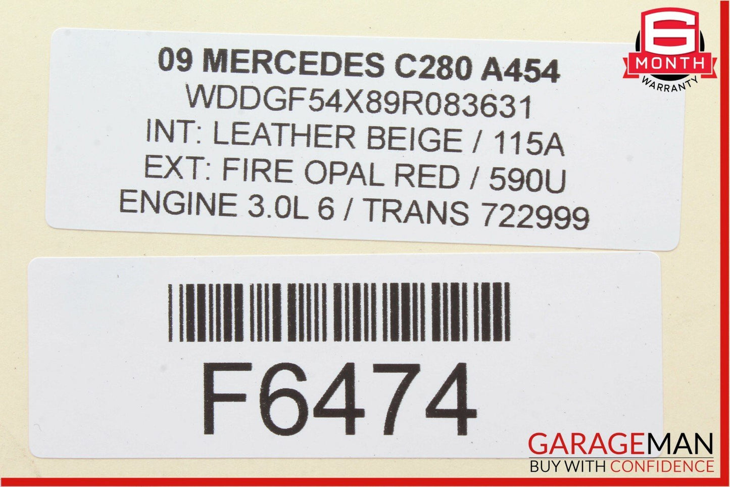 08-14 Mercedes W204 C300 AC A/C Heater Blower Motor Fan OEM