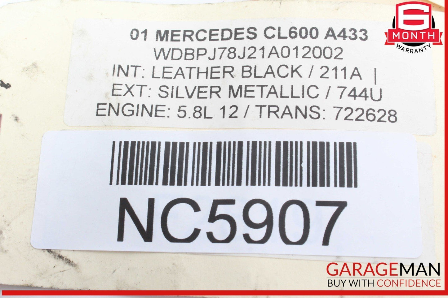 00-06 Mercedes W215 CL600 E320 S600 CLK55 AMG Voice Recognition Control Module