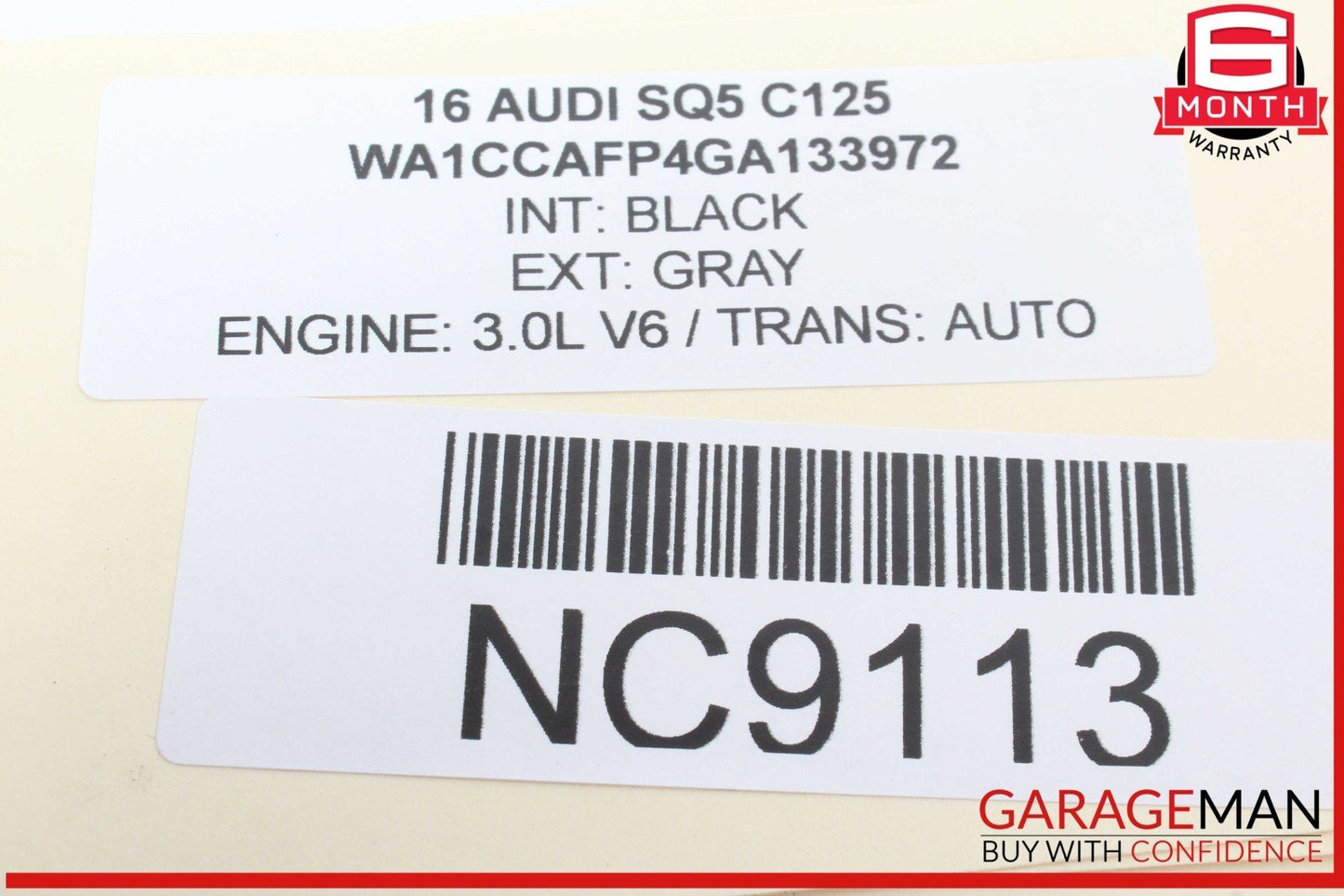 13-17 Audi SQ5 Q5 Front Left Driver Side Door Control Module Unit 8K0959793R OEM