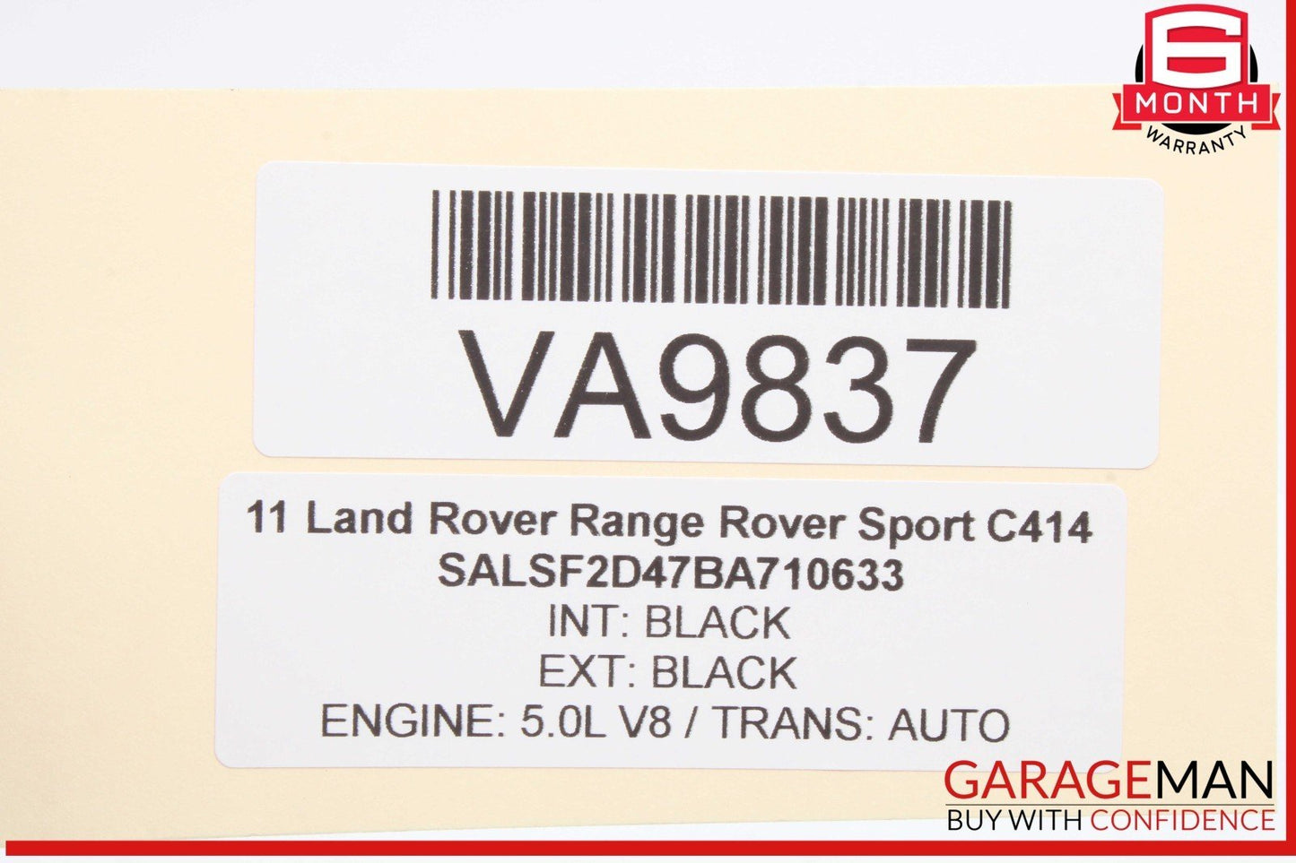 10-13 Land Rover Range Rover Sport Front Right Side Seat Adjuster Control Switch
