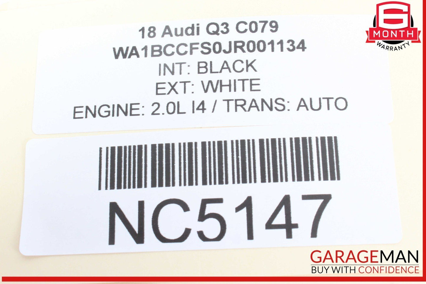15-18 Audi Q3 Interior Control Fuse Box Block 000937615 OEM