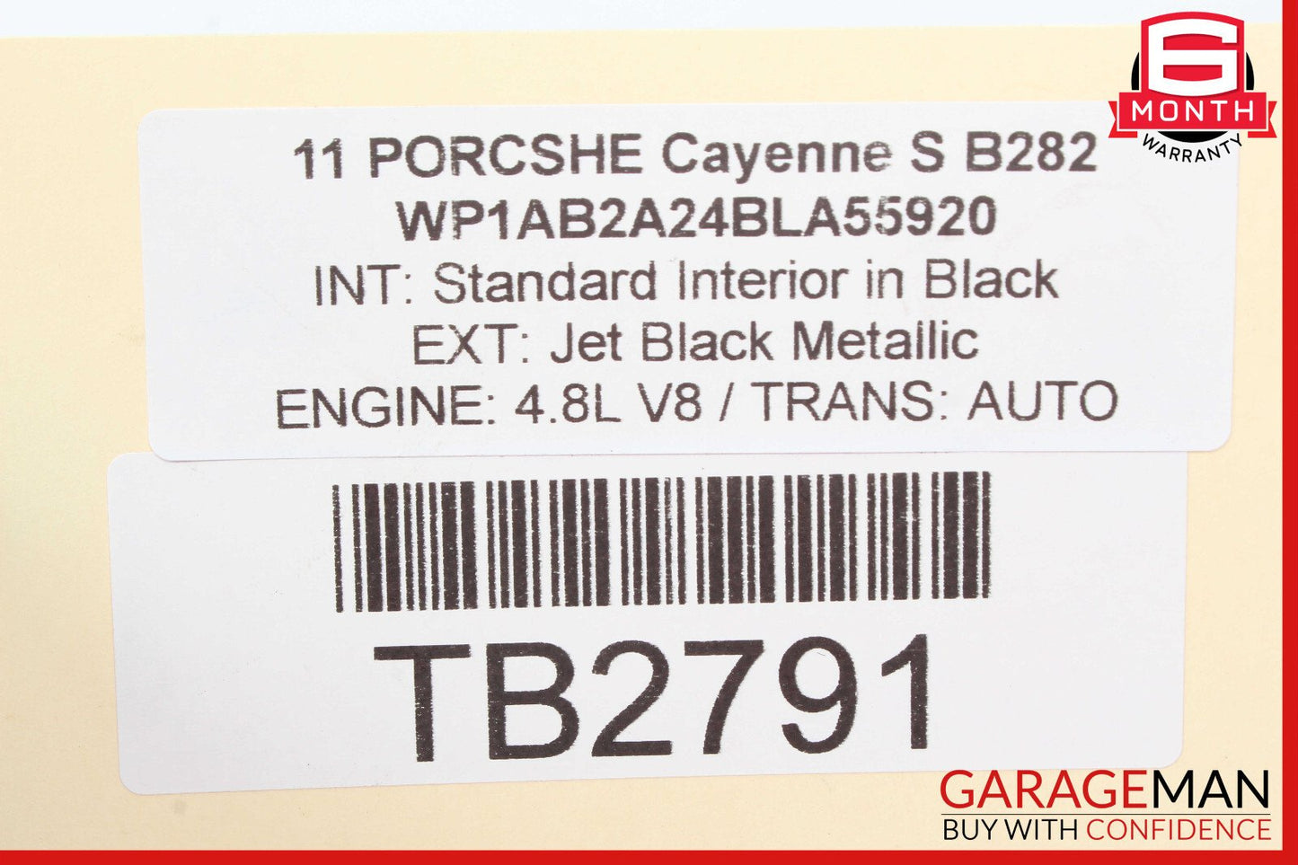 11-17 Porsche Cayenne 958 Front Left / Right CV Axle Shaft OEM