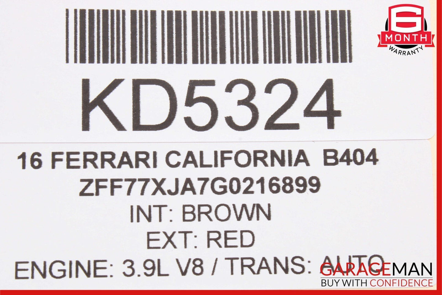 03-19 Ferrari California T Maserati Quattroporte Yaw Turn Rate Sensor OEM