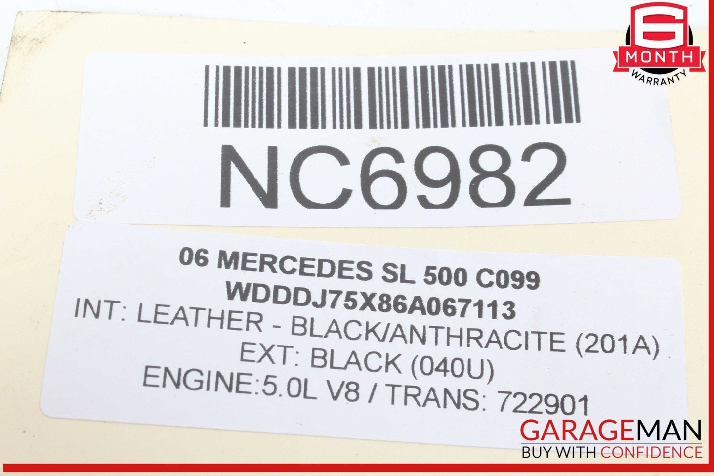 03-12 Mercedes R230 SL500 SL55 AMG CLS500 Yaw Turn Rate Acceleration Sensor OEM
