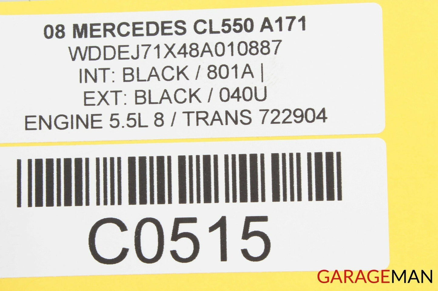07-09 Mercedes W216 CL550 S550 Front Dashboard Dash Fuse Relay Box Module Unit