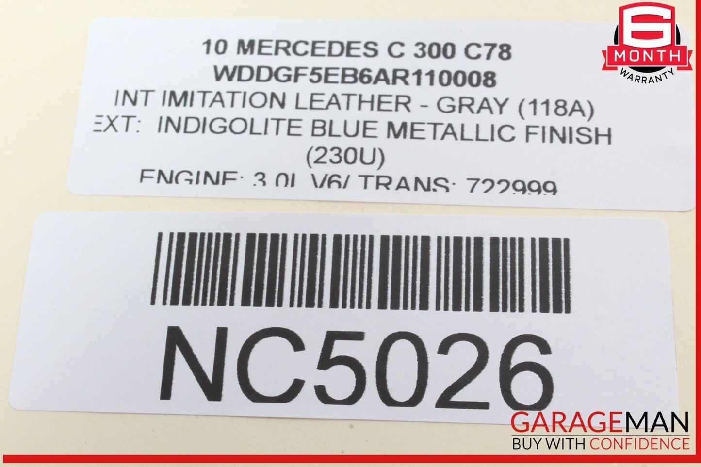 08-11 Mercedes W204 C300 C250 Front Left Side Dash AC A/C Air Vent Grill OEM