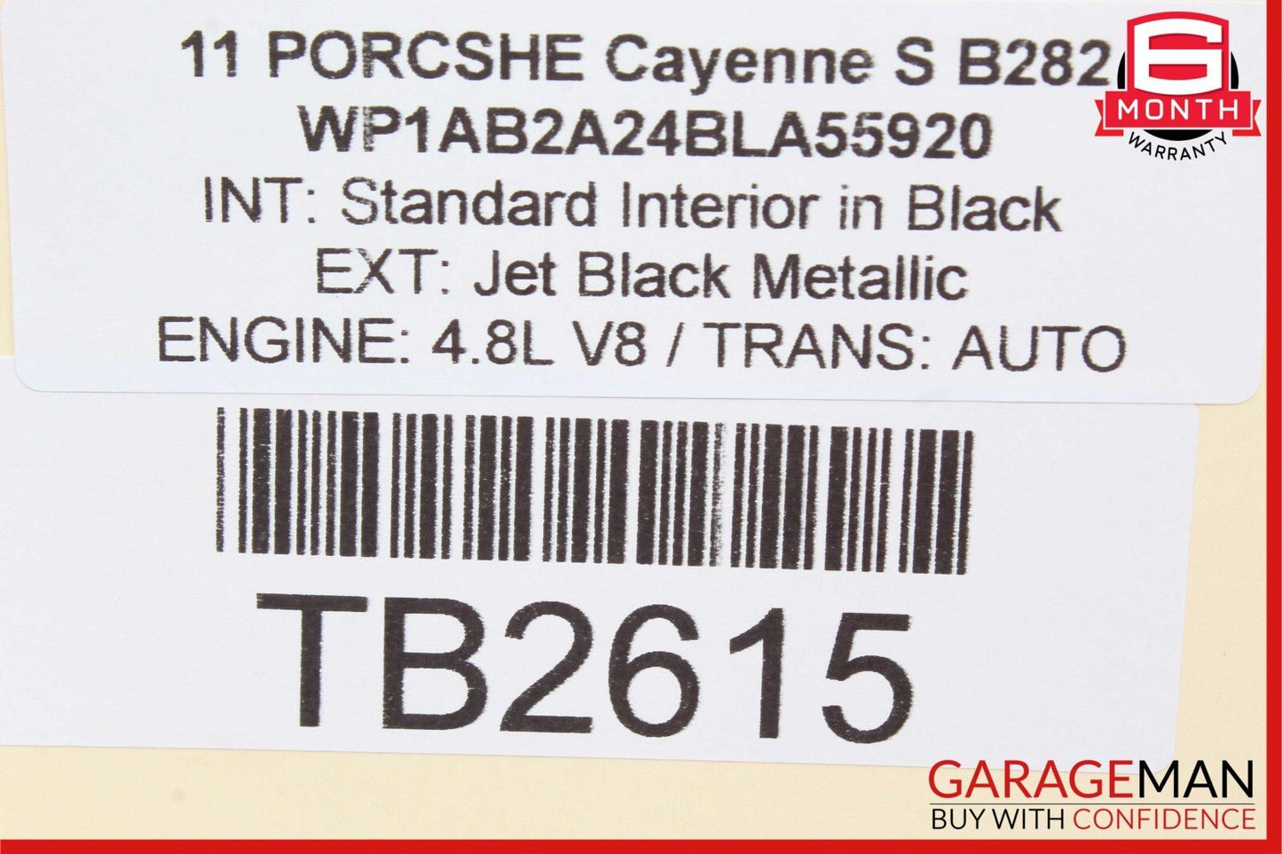11-17 Porsche Cayenne 958 S Tire Pressure Monitoring System Control Module OEM