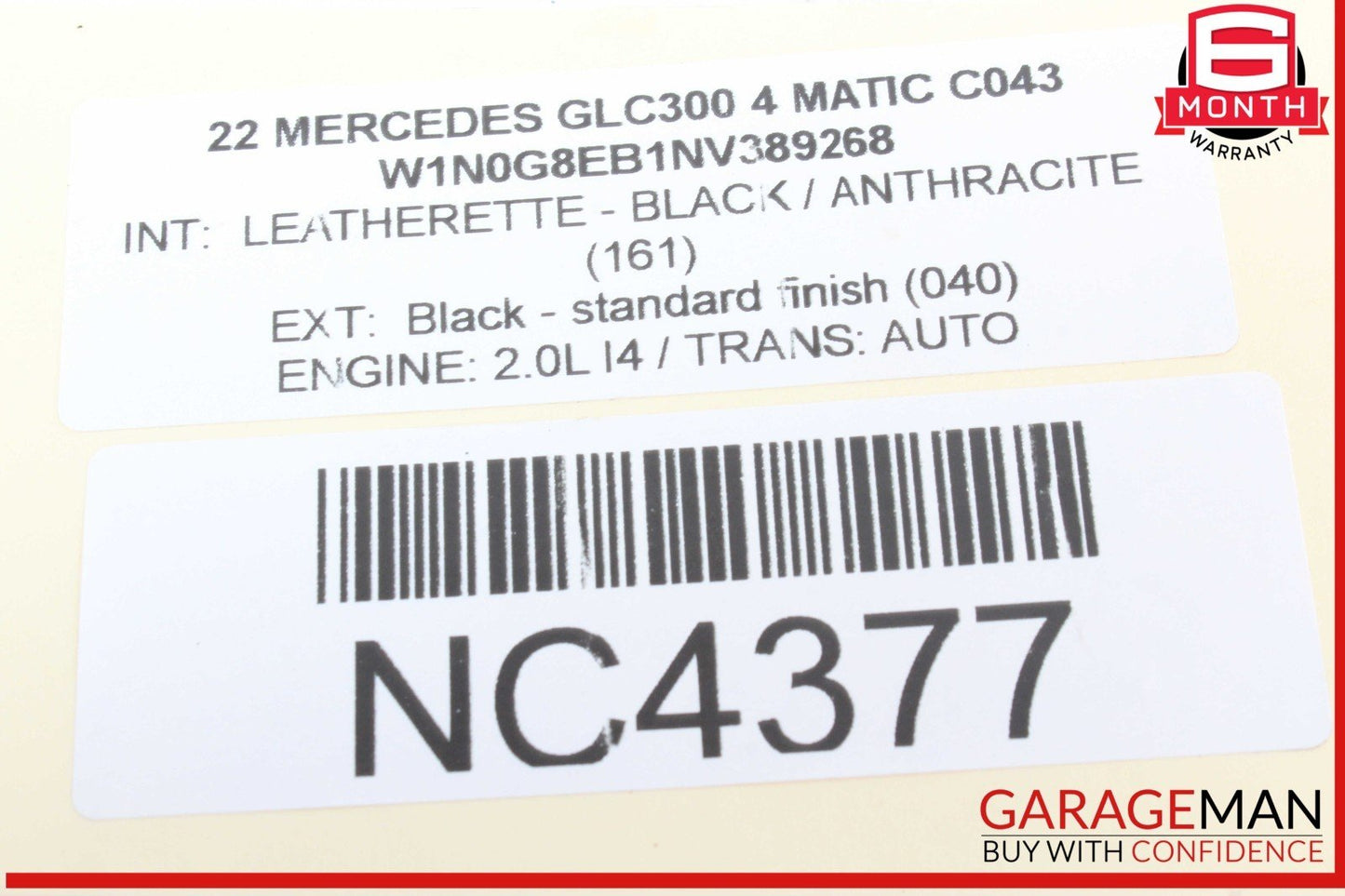 20-22 Mercedes X253 GLC300 4MATIC Transmission Mount Bracket OEM