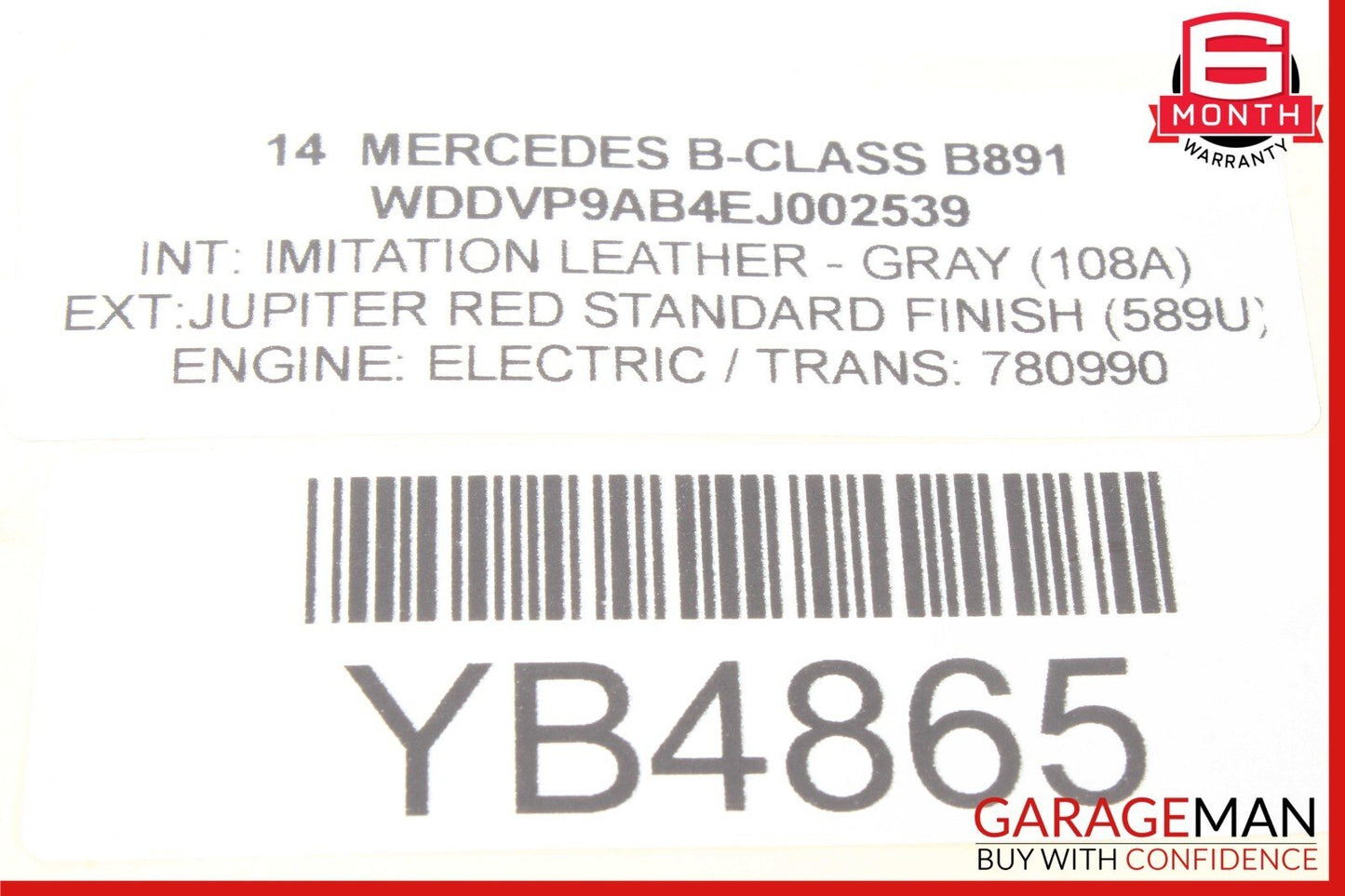 12-19 Mercedes B-Class W242 W246 CLA250 Rear Left or Right Upper Control Arm OEM