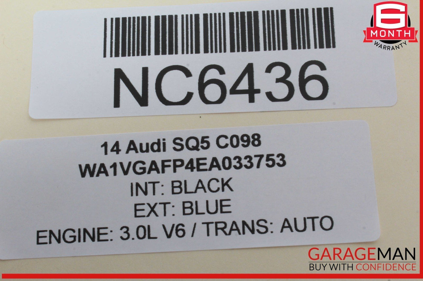 14-17 Audi SQ5 Front Left Driver Side Dash Dashboard AC A/C Air Vent OEM