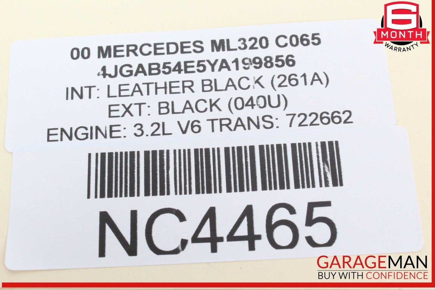 97-00 Mercedes W163 ML320 C280 C230 ECU ECM Engine Control Module Unit OEM