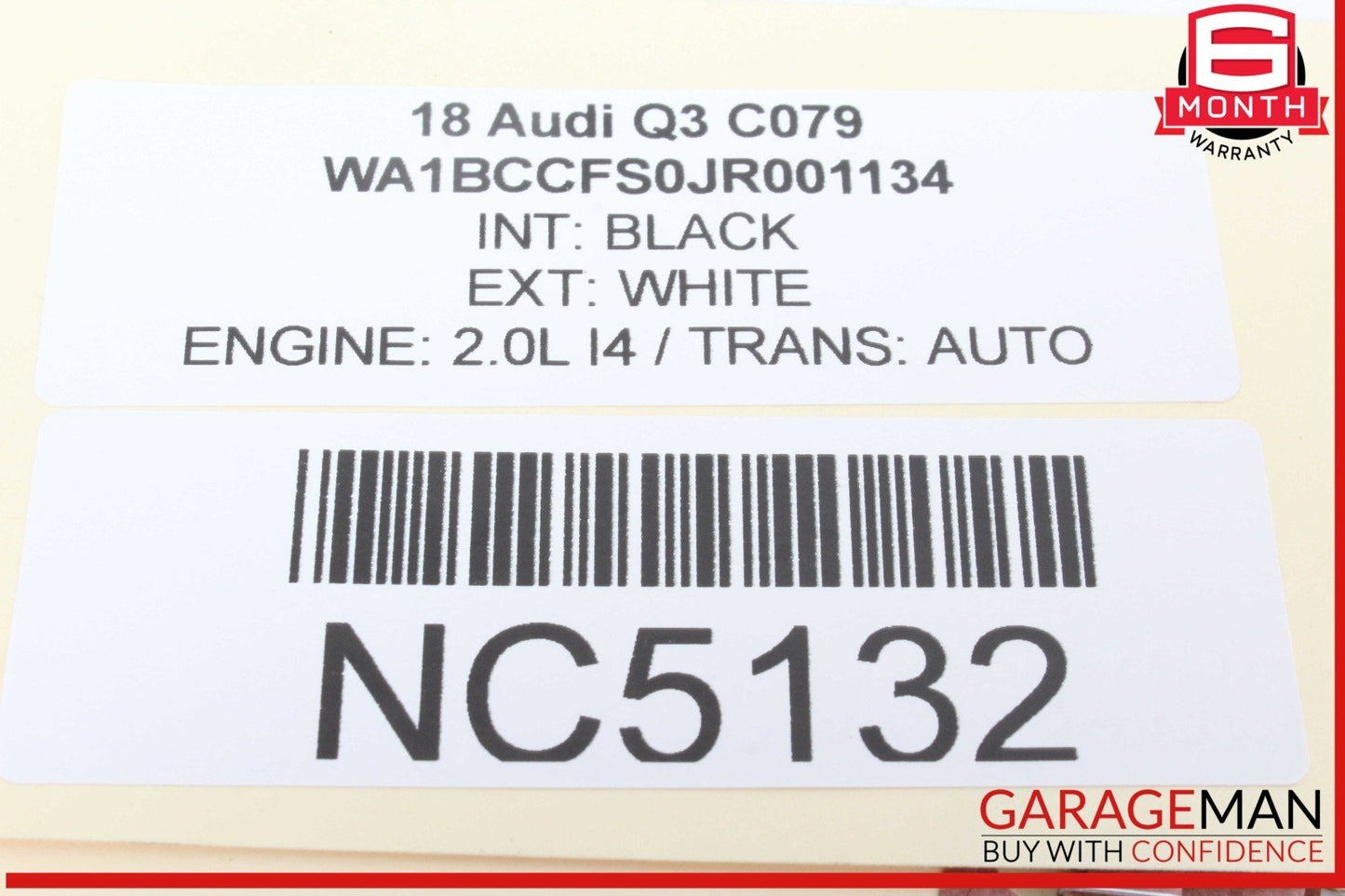 15-18 Audi Q3 Rear Left / Rear Right Side Door Control Module 8X0959795C OEM