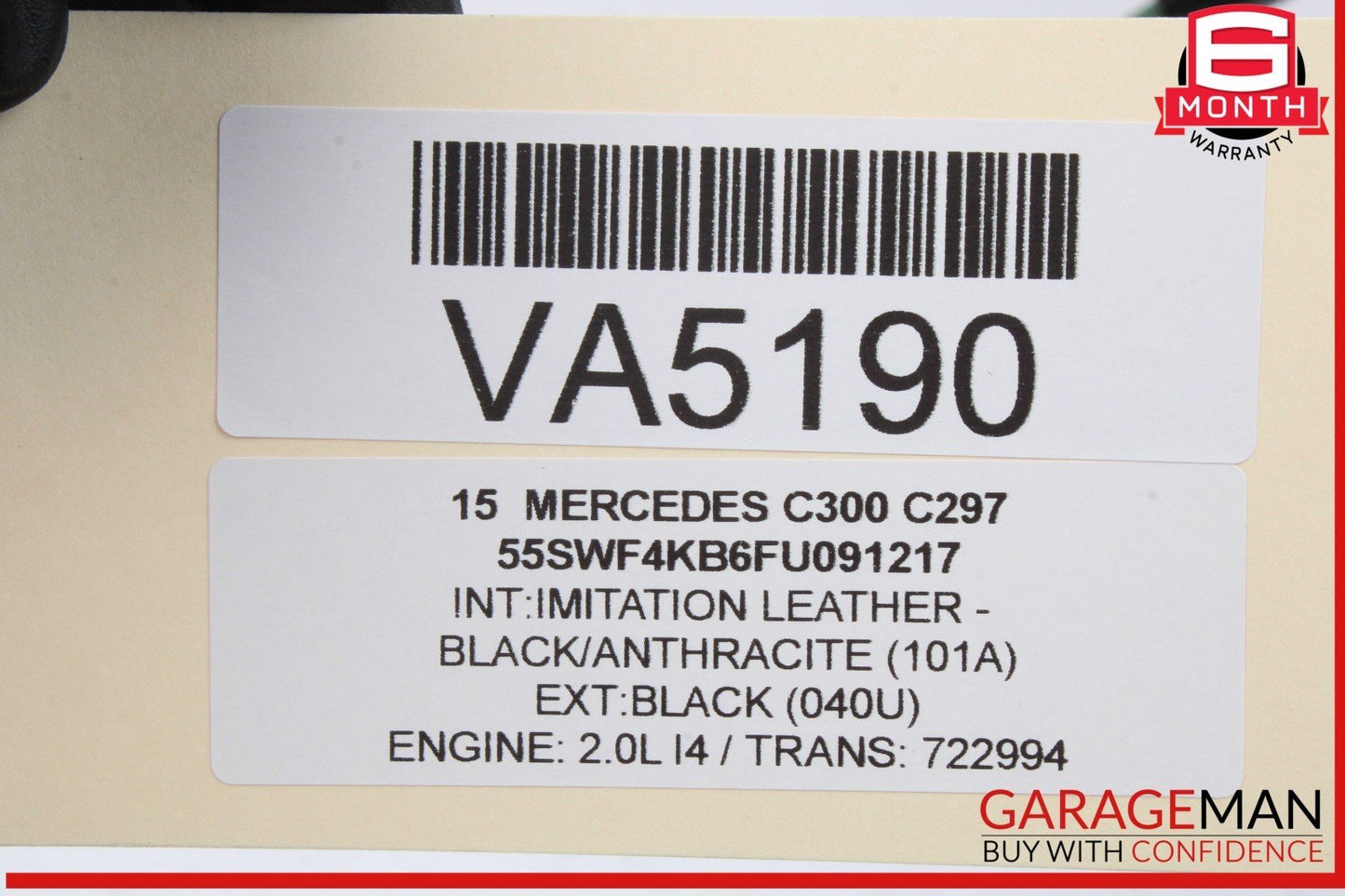 15-20 Mercedes W205 C300 GLC350e Front Right Side Door Lock Latch Actuator OEM