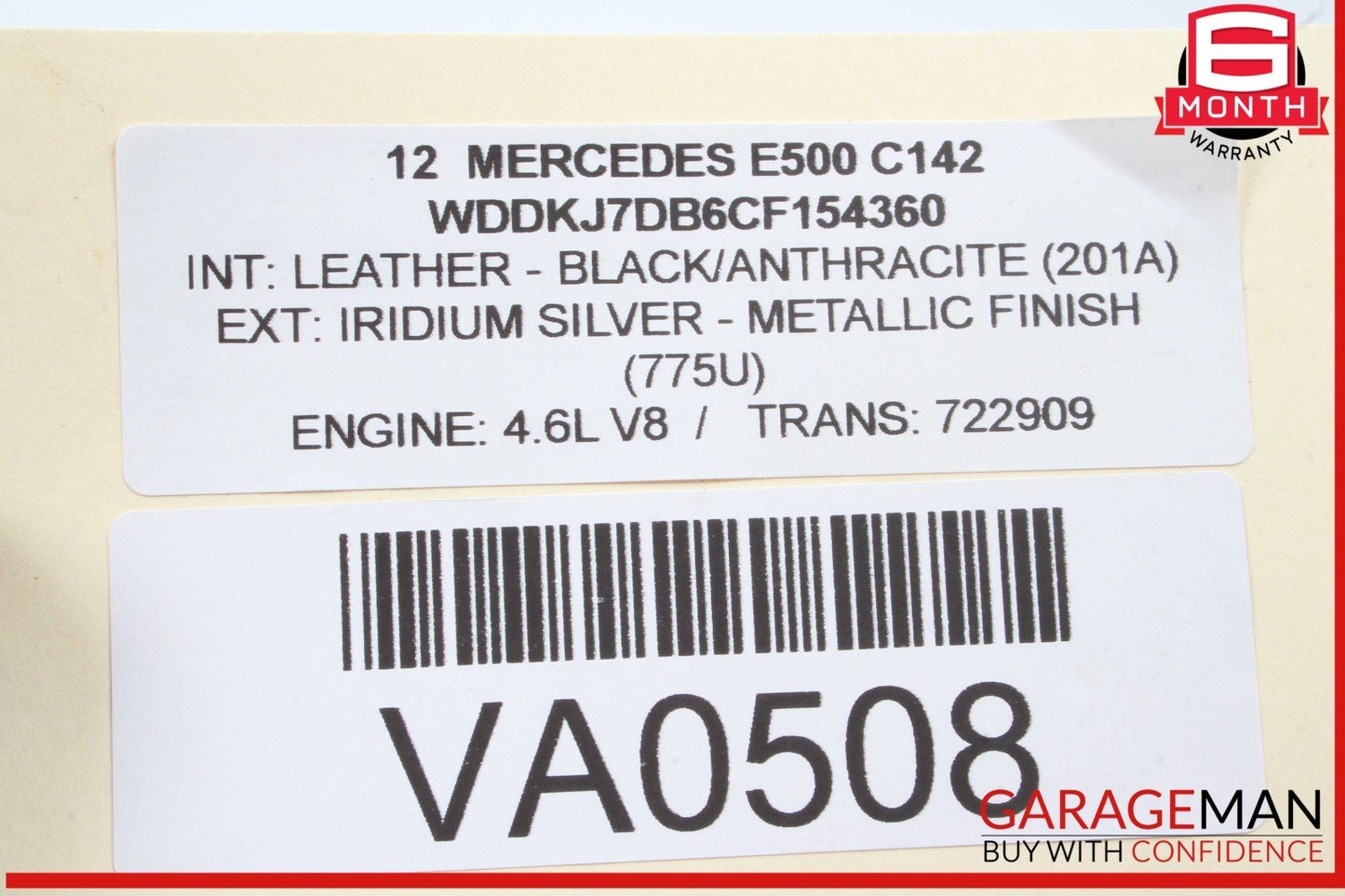 10-17 Mercedes W207 E550 E350 C300 Master Cylinder Power Brake Booster OEM