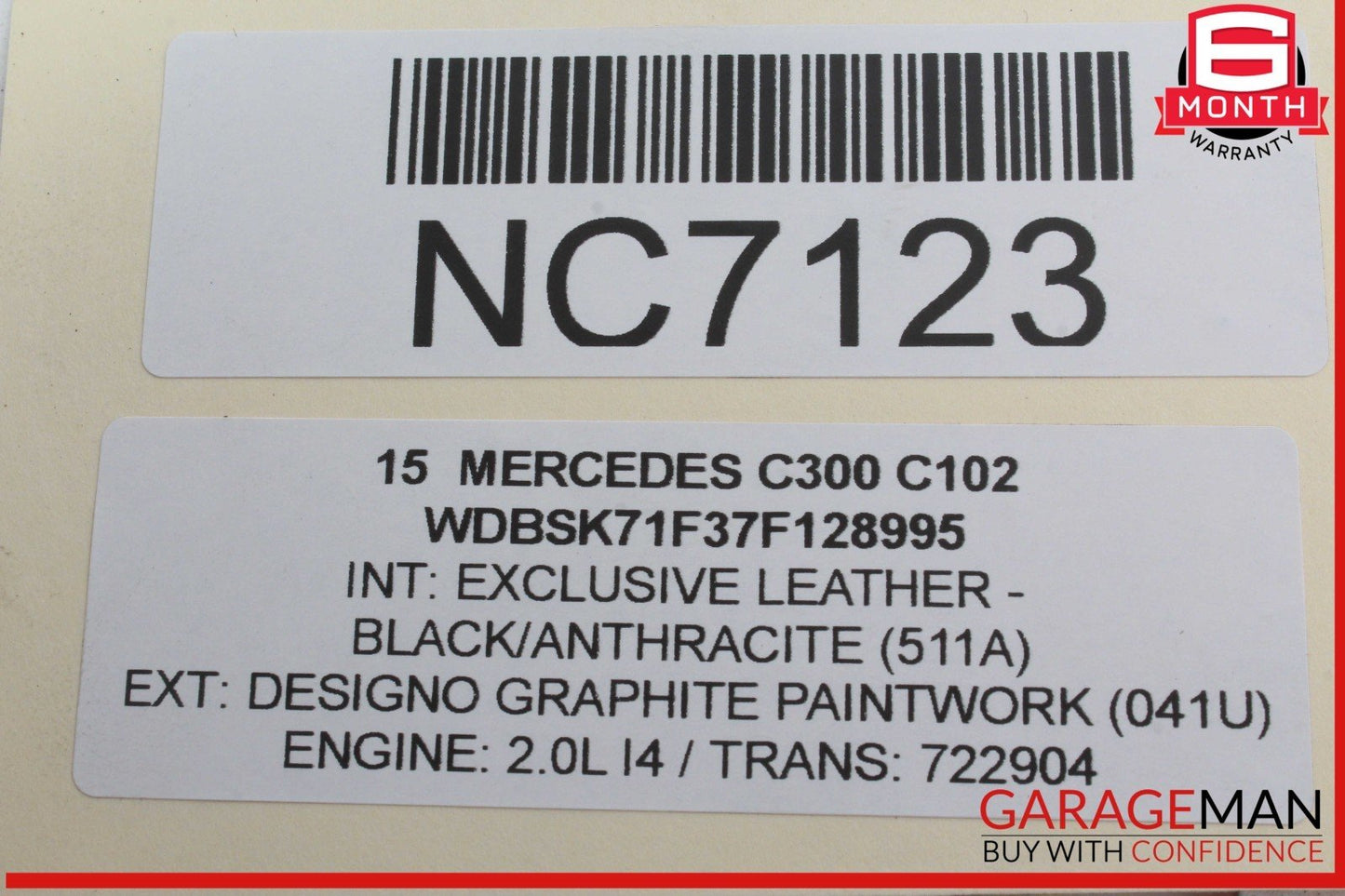 15-20 Mercedes W205 C300 SLC300 GLA250 M274 Throttle Body 2701410025 OEM