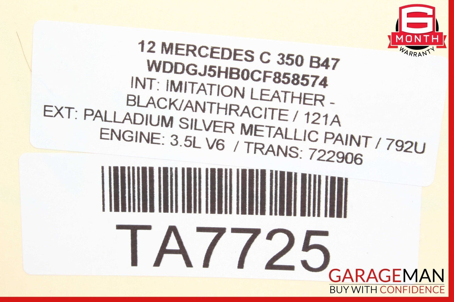 12-15 Mercedes W204 C350 Front Right Side Door Control Module Unit OEM