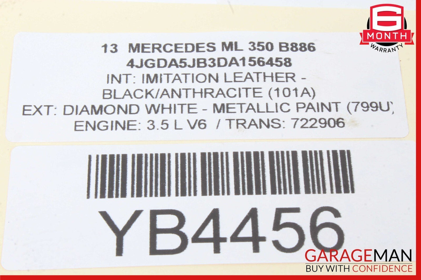 12-19 Mercedes W166 ML350 GLE43 AMG Front Right Door Window Regulator Motor Unit