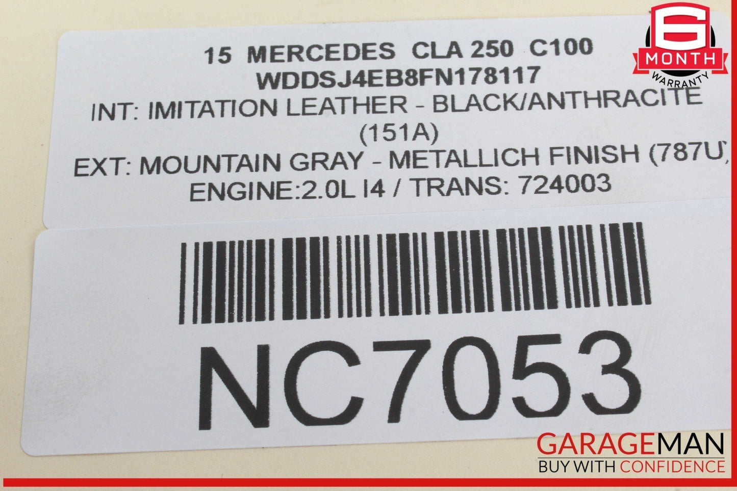 14-19 Mercedes W117 CLA250 Front Right or Left Dash AC A/C Air Vent Trim Grill