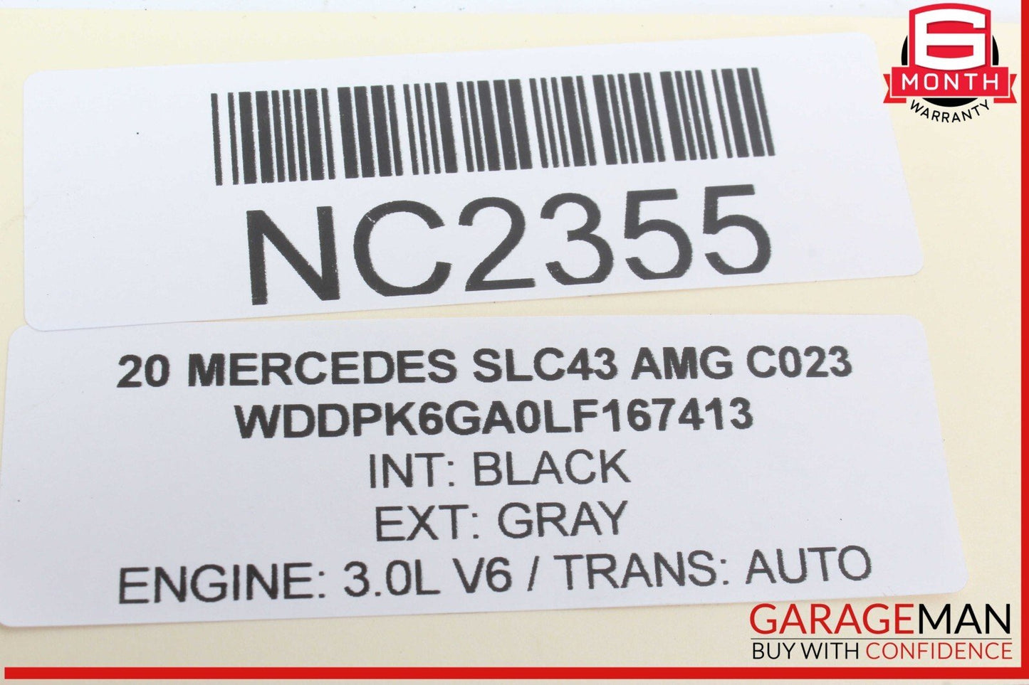 17-20 Mercedes R172 SLC43 AMG SLC300 Rear Left or Right Side CV Axle Shaft OEM