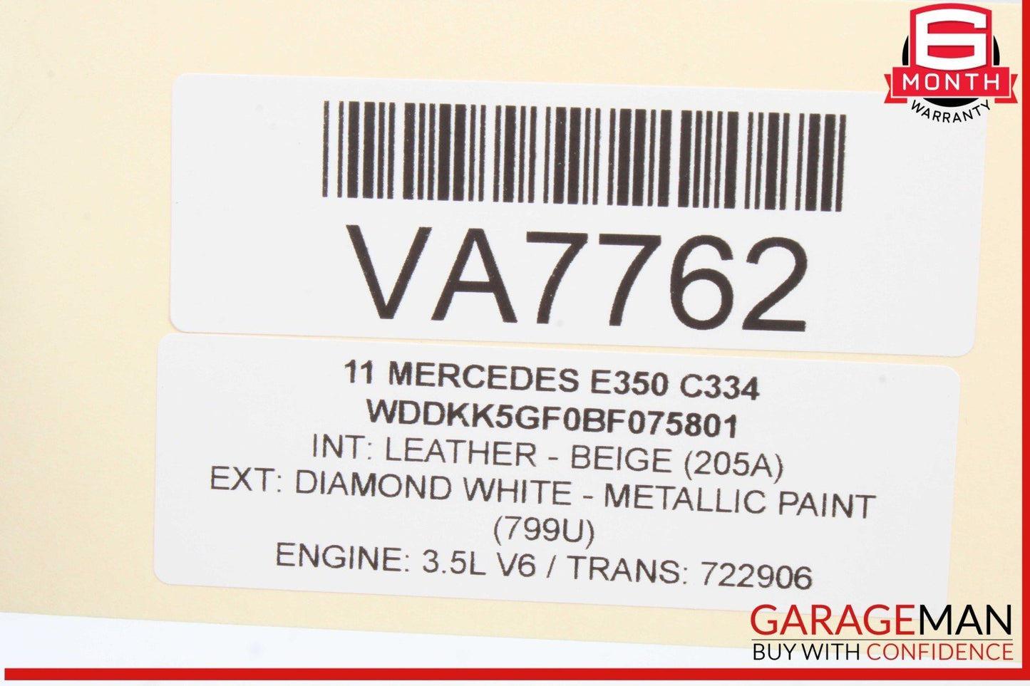 05-18 Mercedes W212 E350 CLS550 Seat Control Vacuum Pump 0008003348 OEM