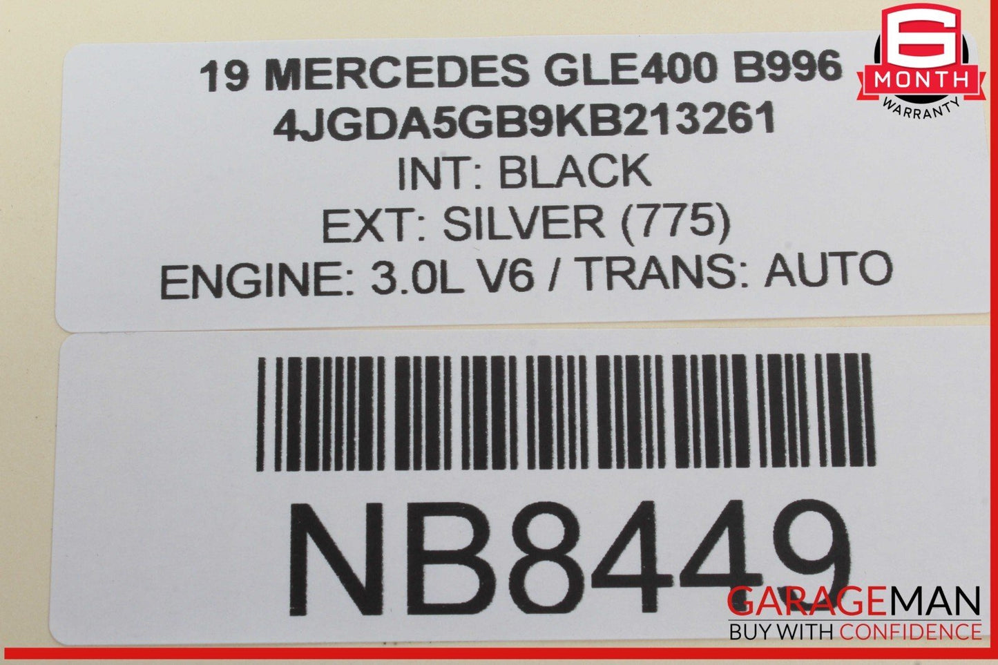 16-19 Mercedes W166 GLE400 Gas Accelerator Throttle Pedal 2923000100 OEM