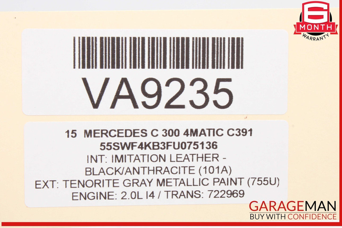 15-20 Mercedes W205 C300 4MATIC Satellite Radio Receiver Control Module Unit OEM