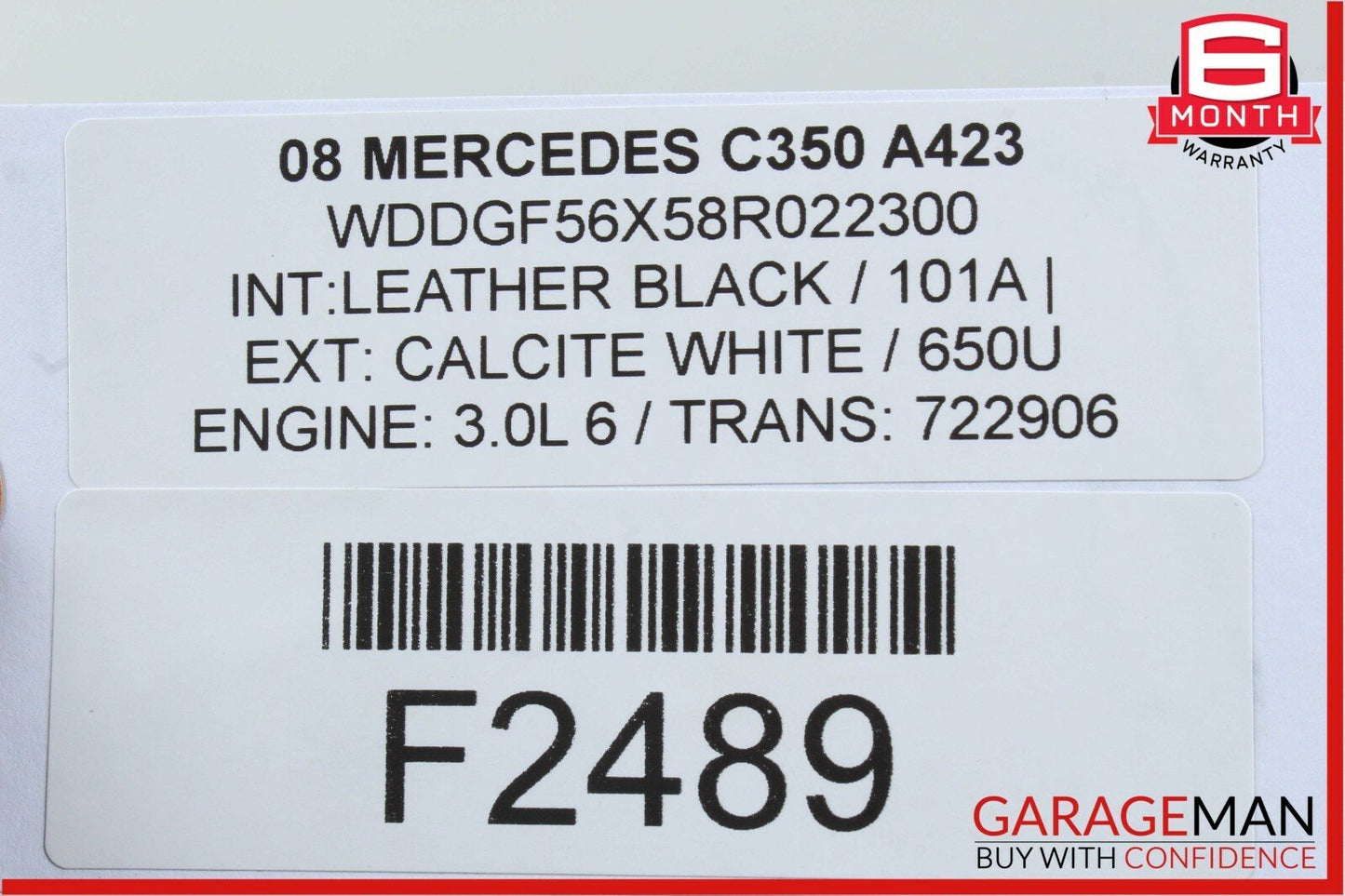 08-14 Mercedes W204 C350 RWD Rear Diff Differential Axle Carrier 2.82 Gear Ratio
