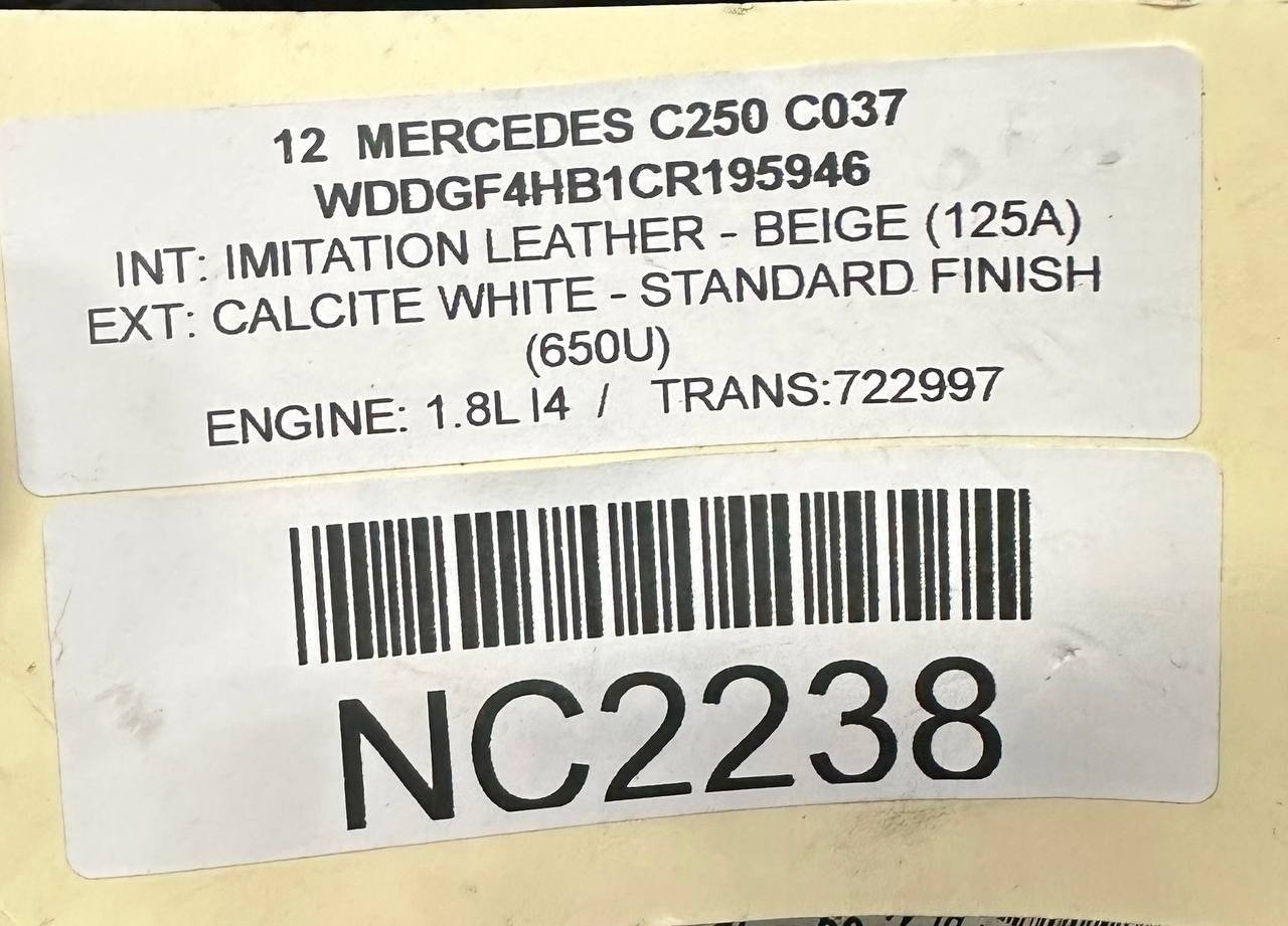 10-17 Mercedes W204 C250 C300 Sirius Satellite Radio Receiver 2128706489 OEM