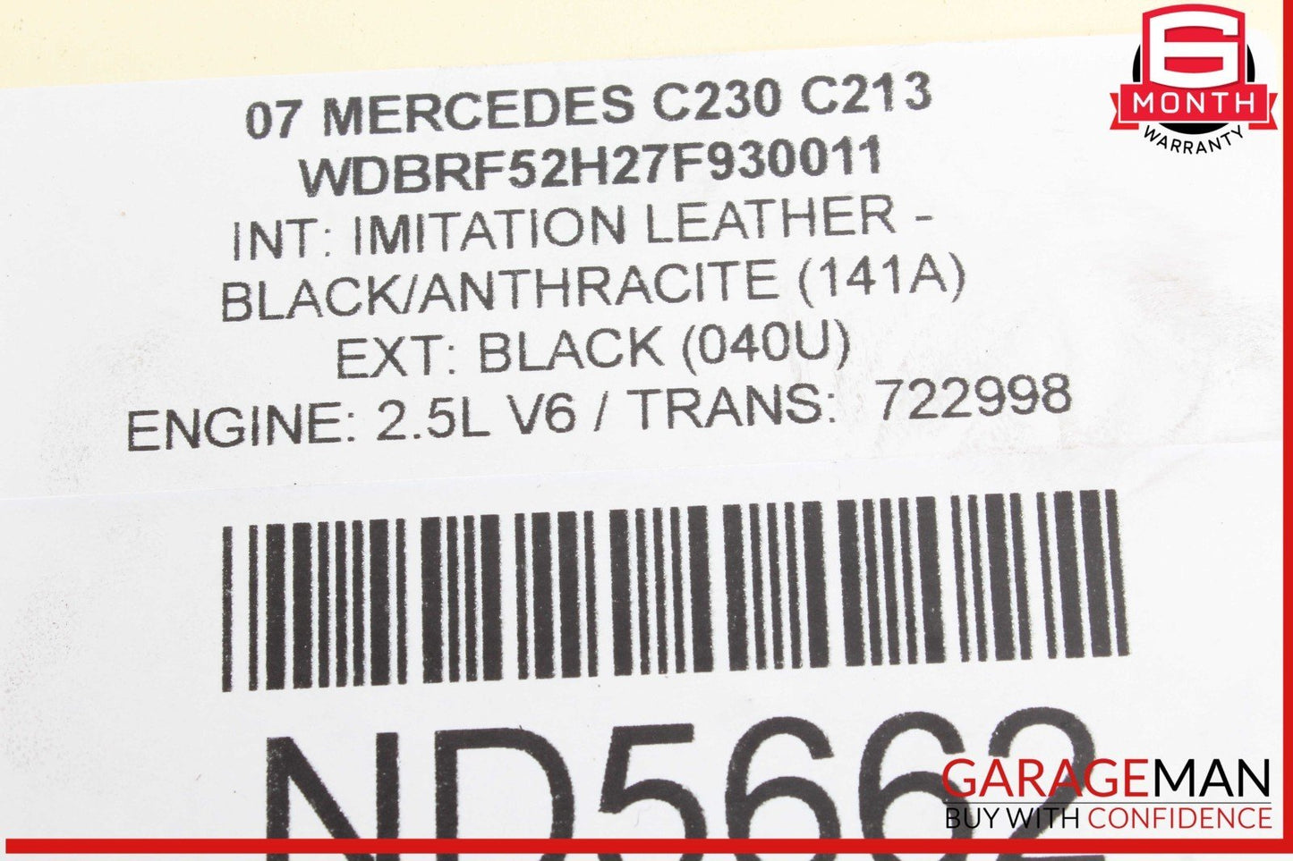 07-14 Mercedes W203 C230 Power Steering Reservoir 0004602383 OEM