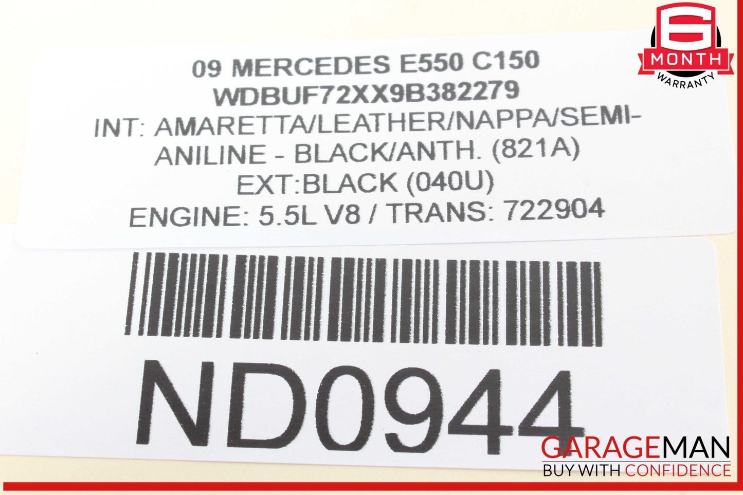 03-11 Mercedes W211 E550 CLS550 Body Control Module BCM 2115458532 OEM