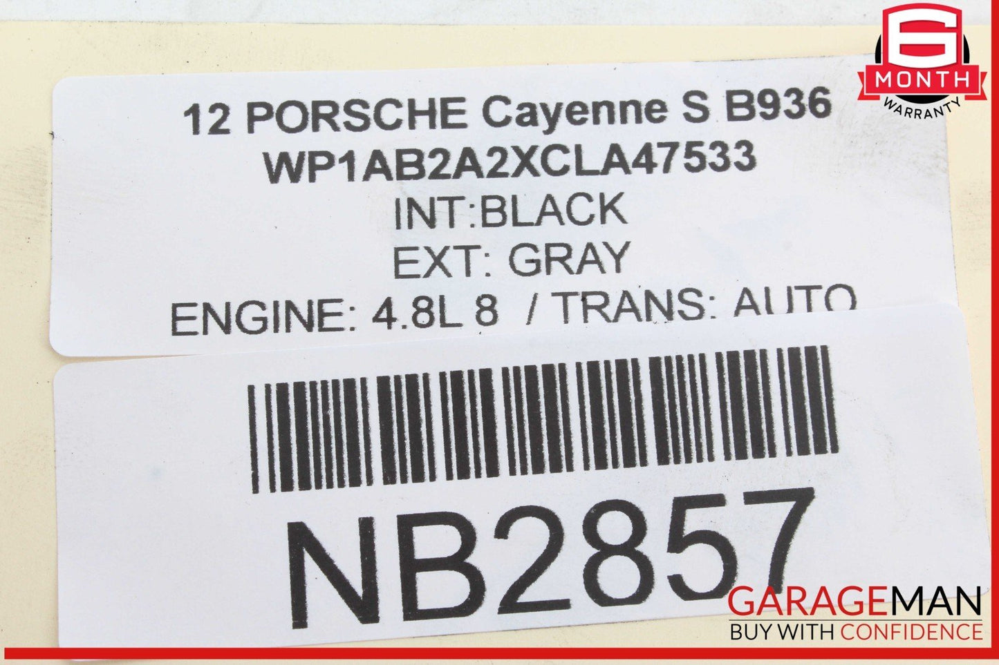 11-17 Porsche Cayenne S 958 Rear Left Driver Side Lower Control Arm OEM