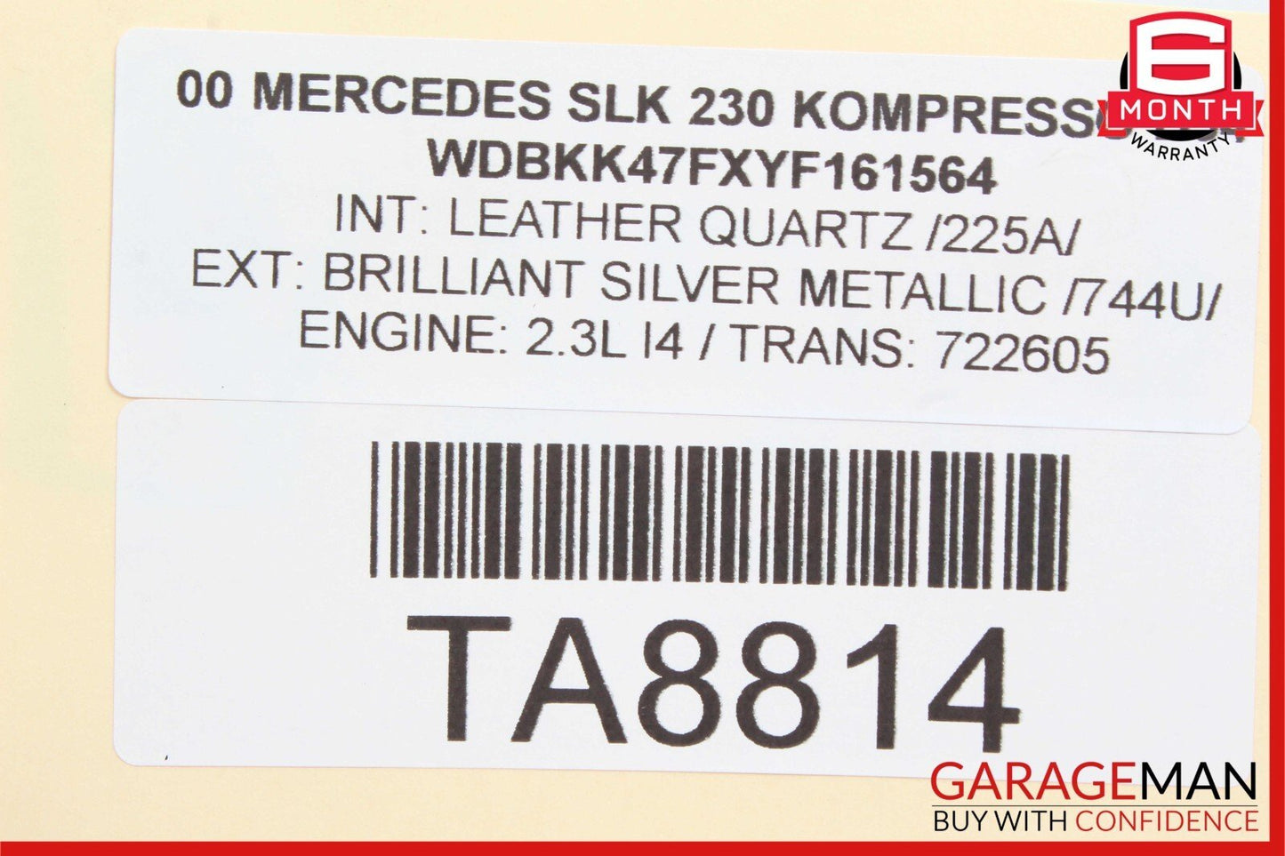 97-04 Mercedes R170 SLK230 CLK320 Front Right Side Upper Control Arm OEM