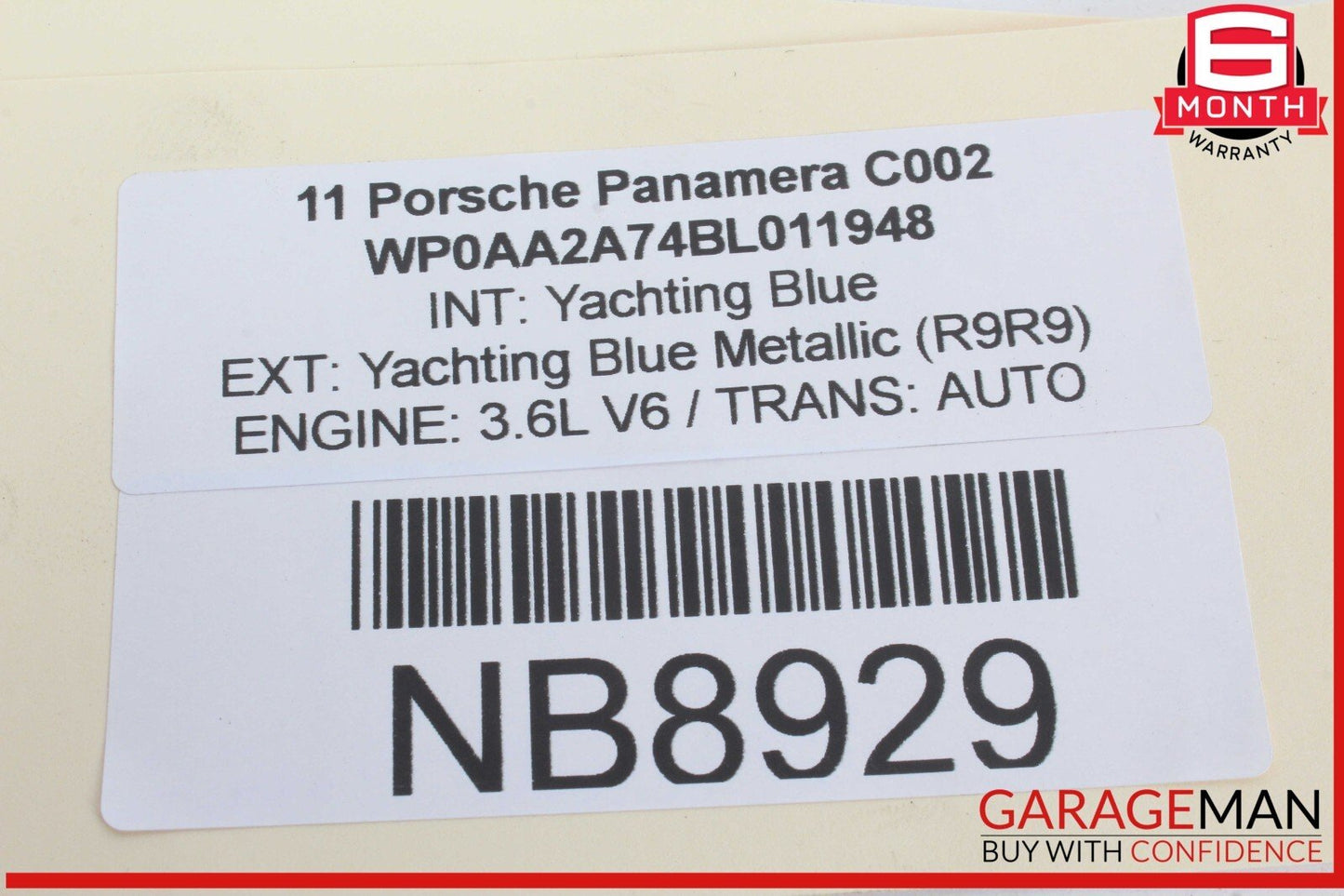 10-16 Porsche Panamera 970 Tire Pressure Monitor Control Module Unit OEM