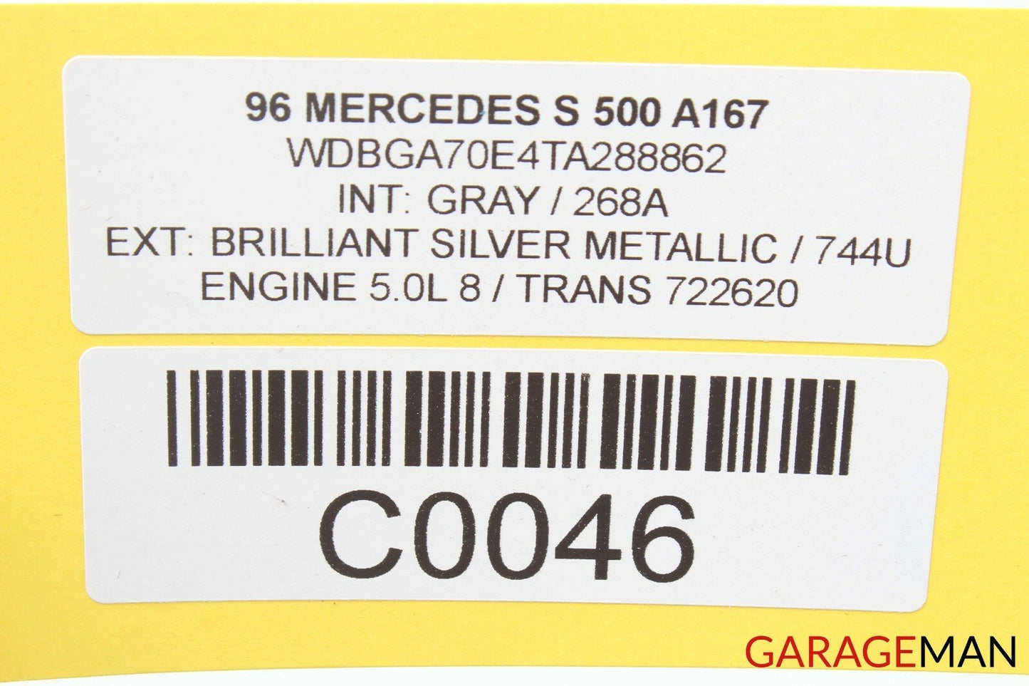 94-99 Mercedes W140 S320 S420 S500 Front Fuse Relay Box 1405456440 OEM