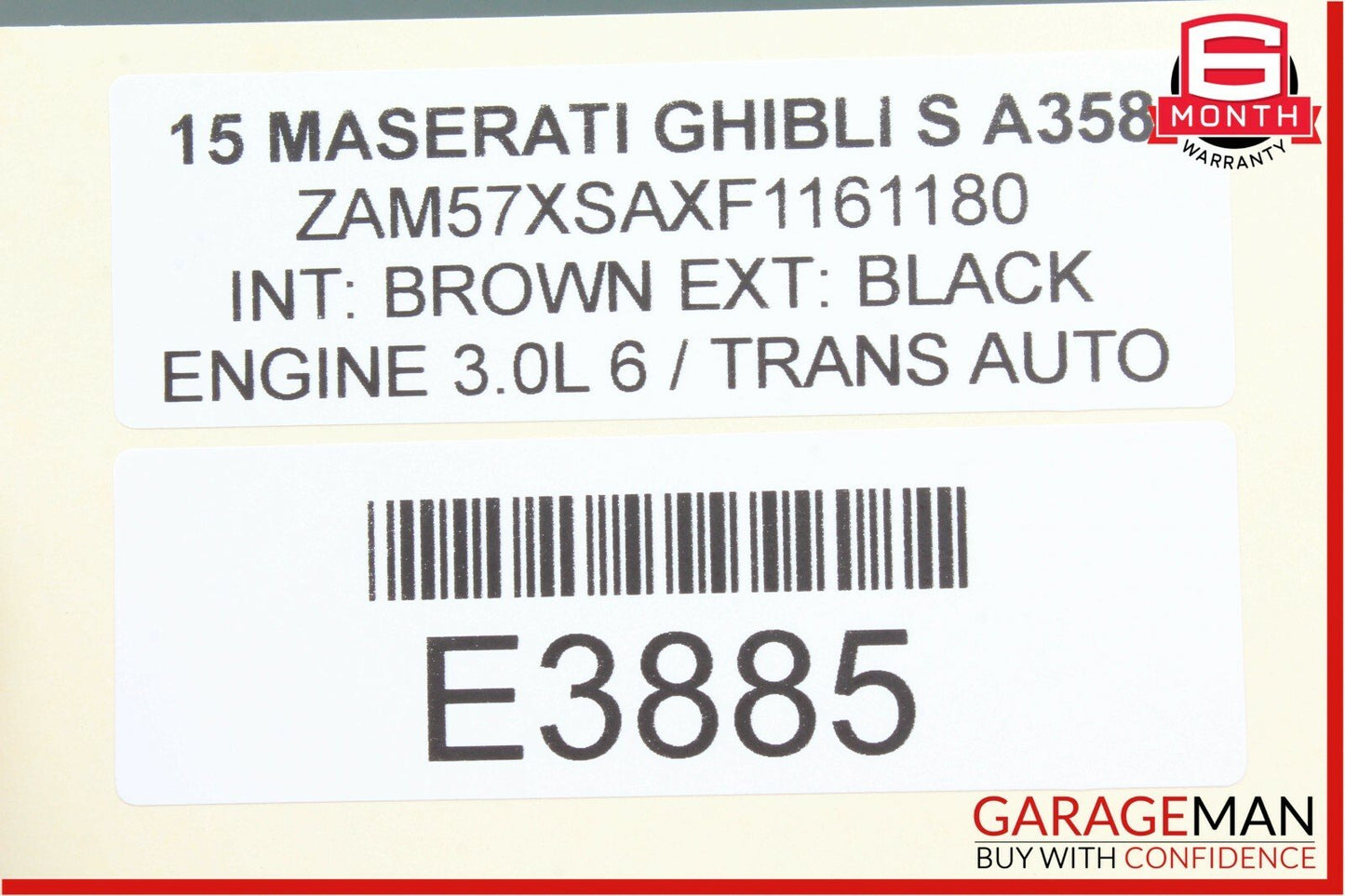 14-17 Maserati Ghibli HUB Passive Entry Control Module 670008068 OEM