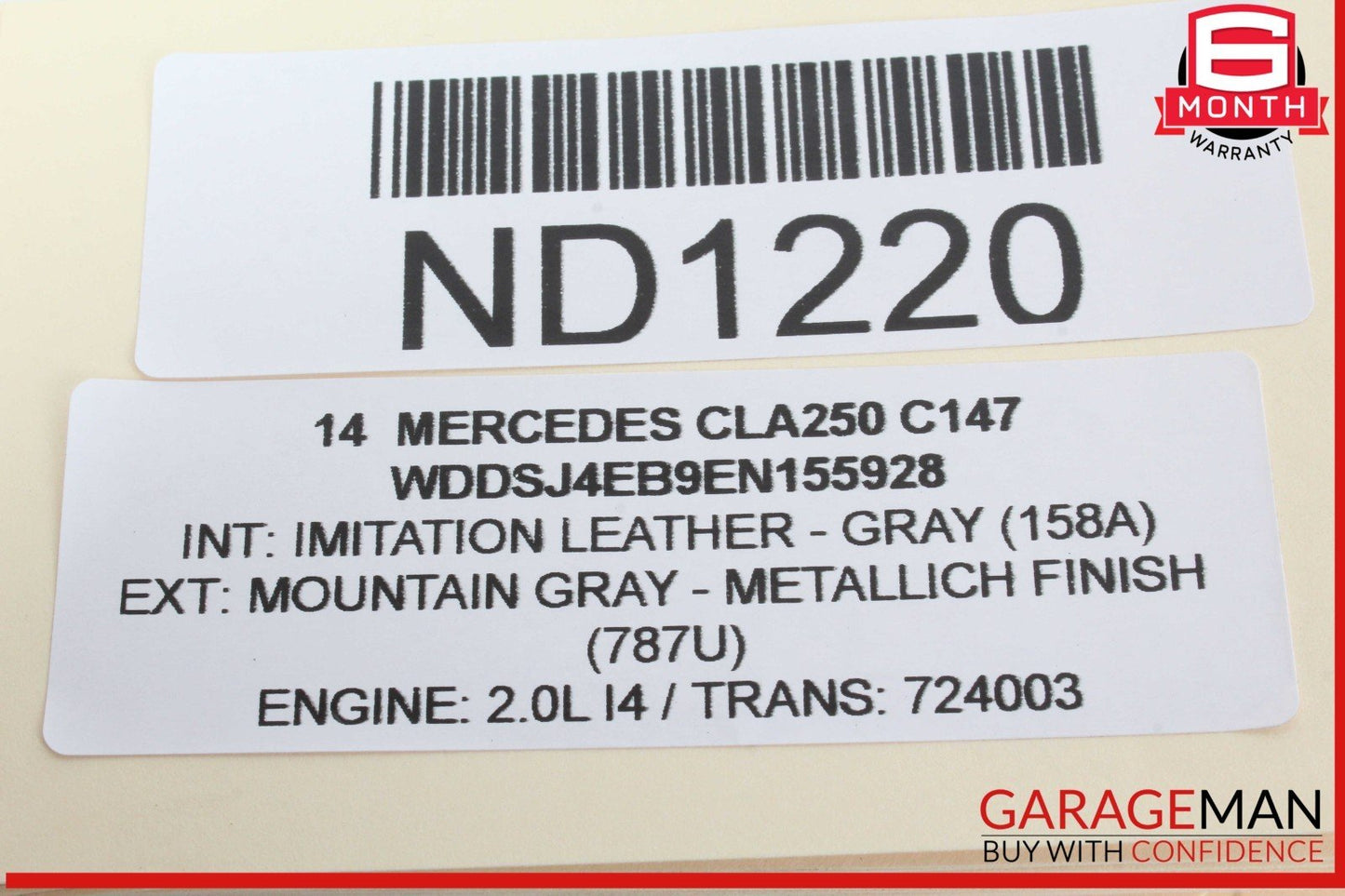 14-19 Mercedes W117 CLA250 Front Right or Left Dash AC A/C Air Vent Trim Grill