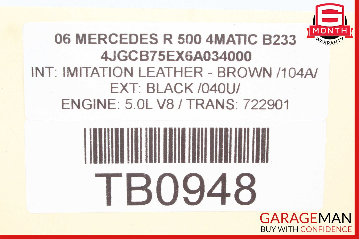 06-10 Mercedes W251 R500 Front Right Side Headlight Support Bracket OEM
