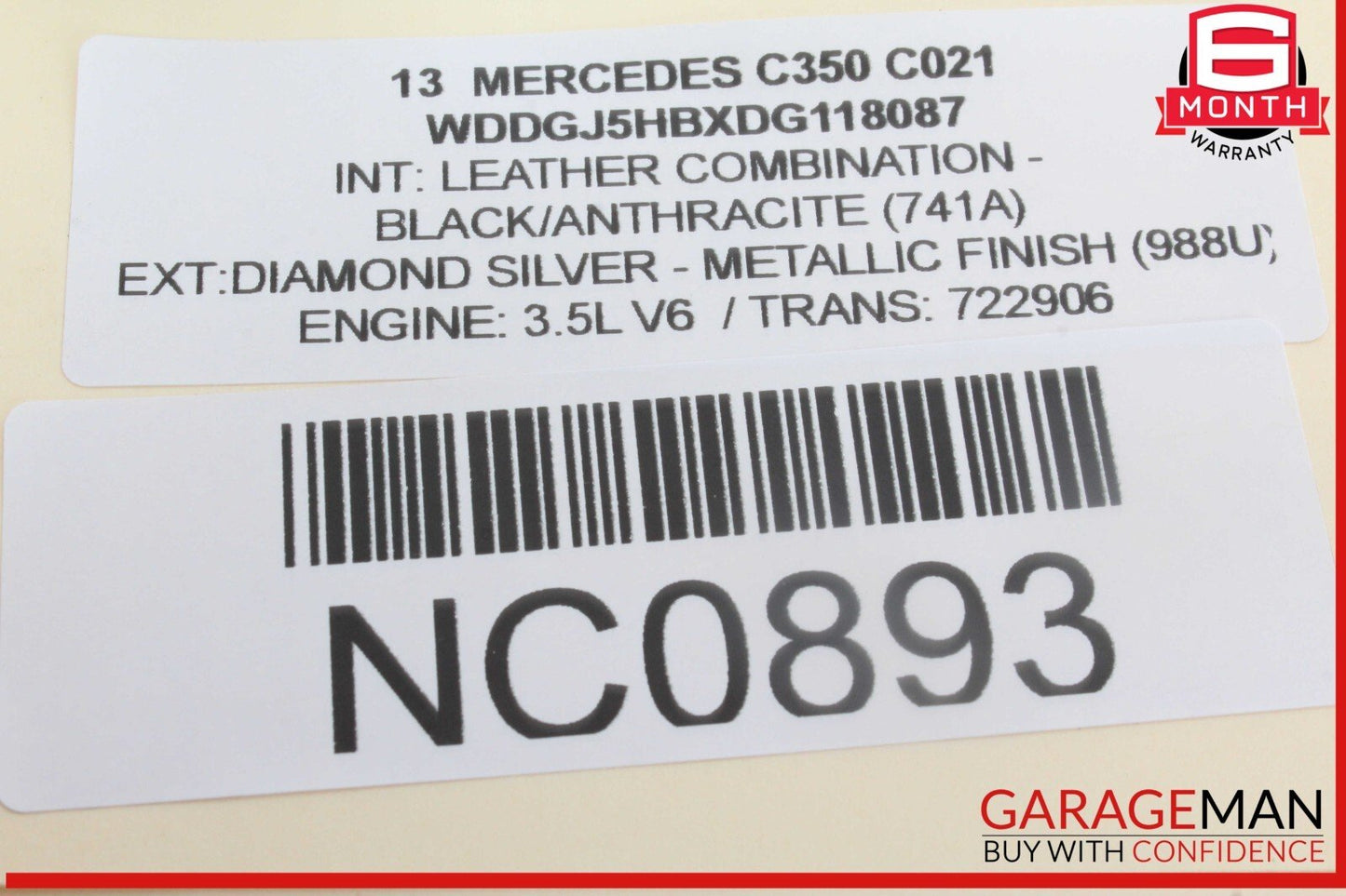 08-18 Mercedes W204 C350 C300 CLS550 Front Left Side Door Control Module OEM