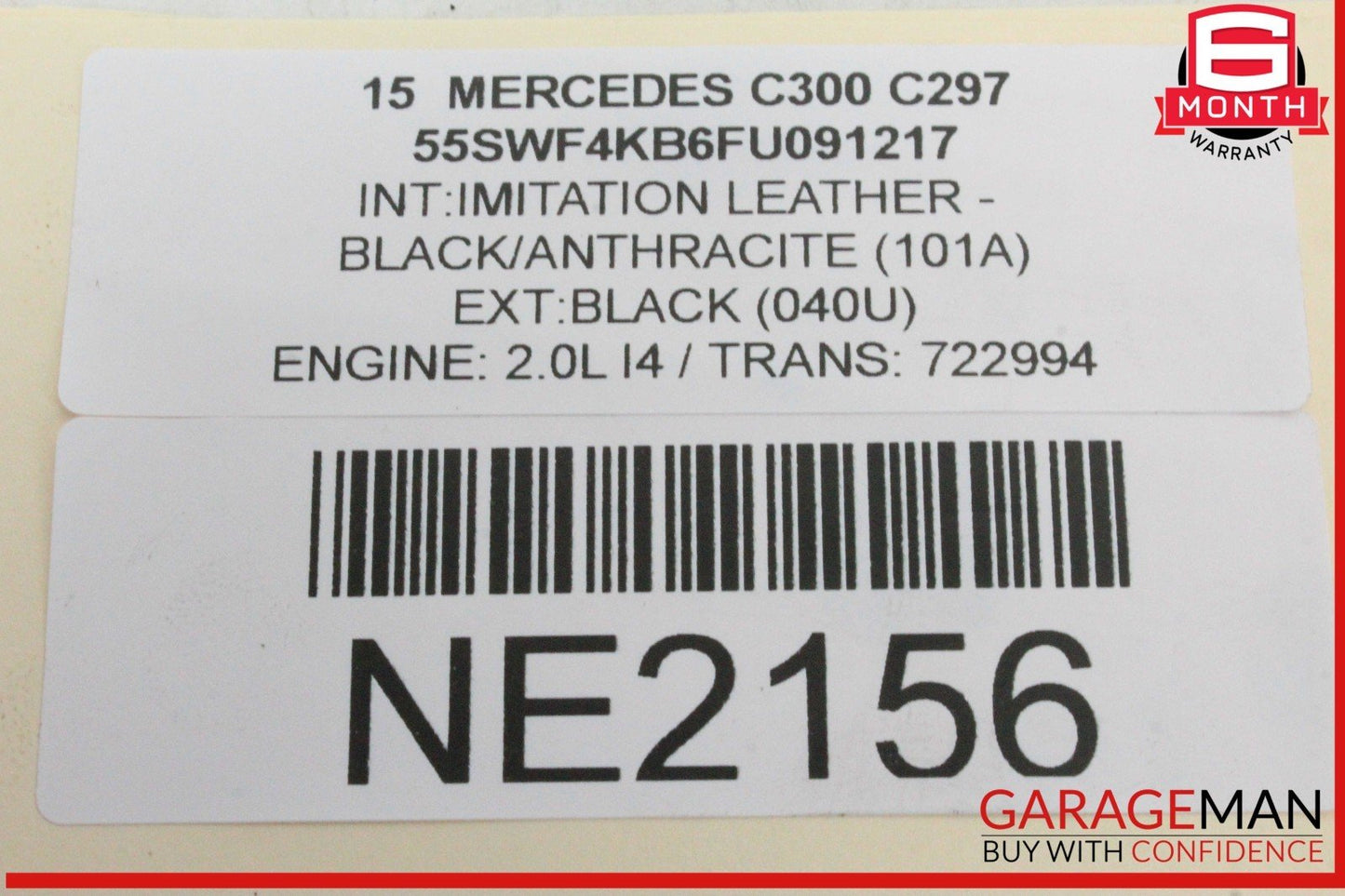 15-20 Mercedes W205 C300 C400 Windshield Washer Fluid Reservoir Bottle Tank OEM