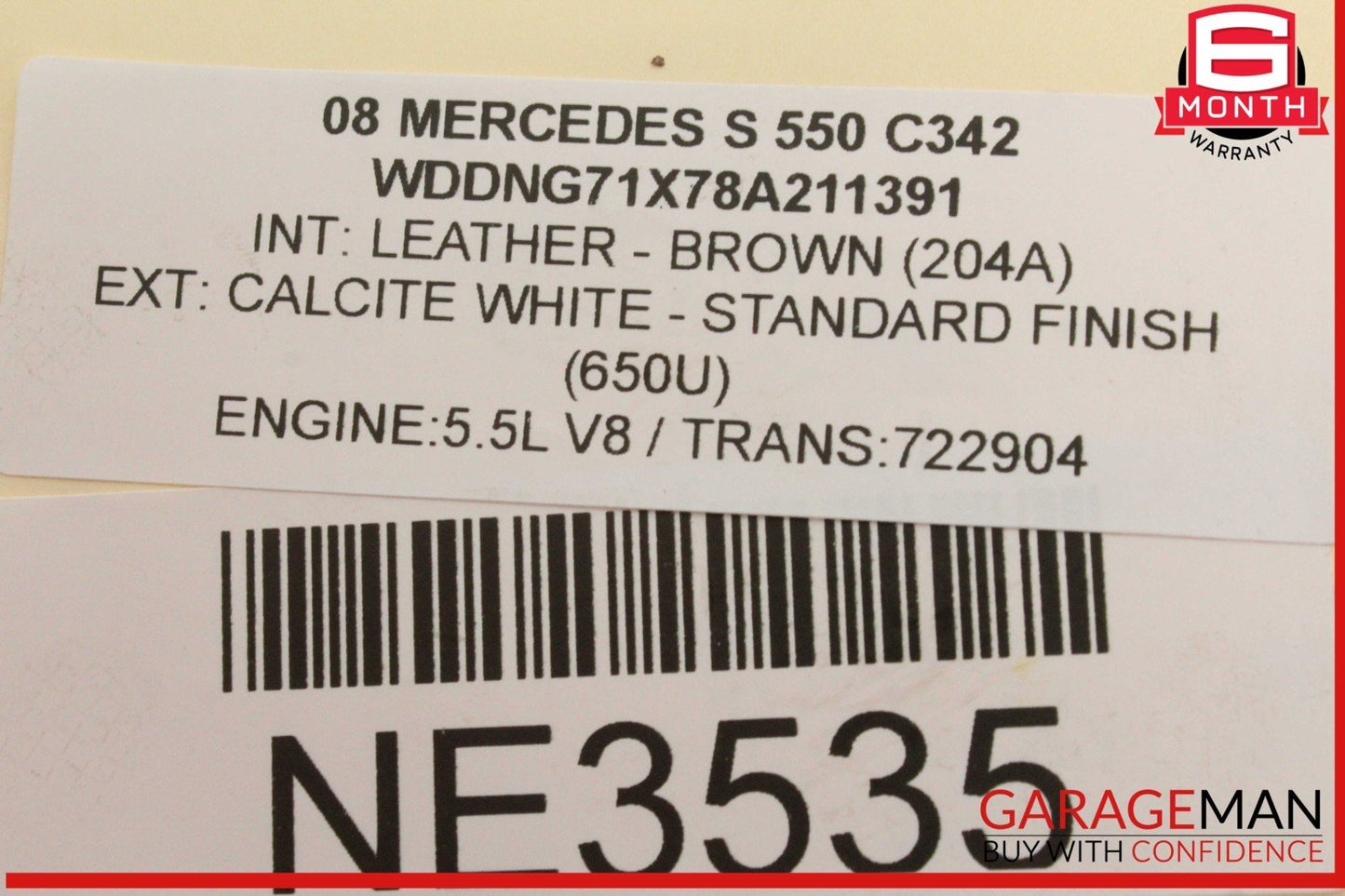 07-13 Mercedes W221 S550 S600 Front Left Side Bumper Reinforcement Bracket OEM