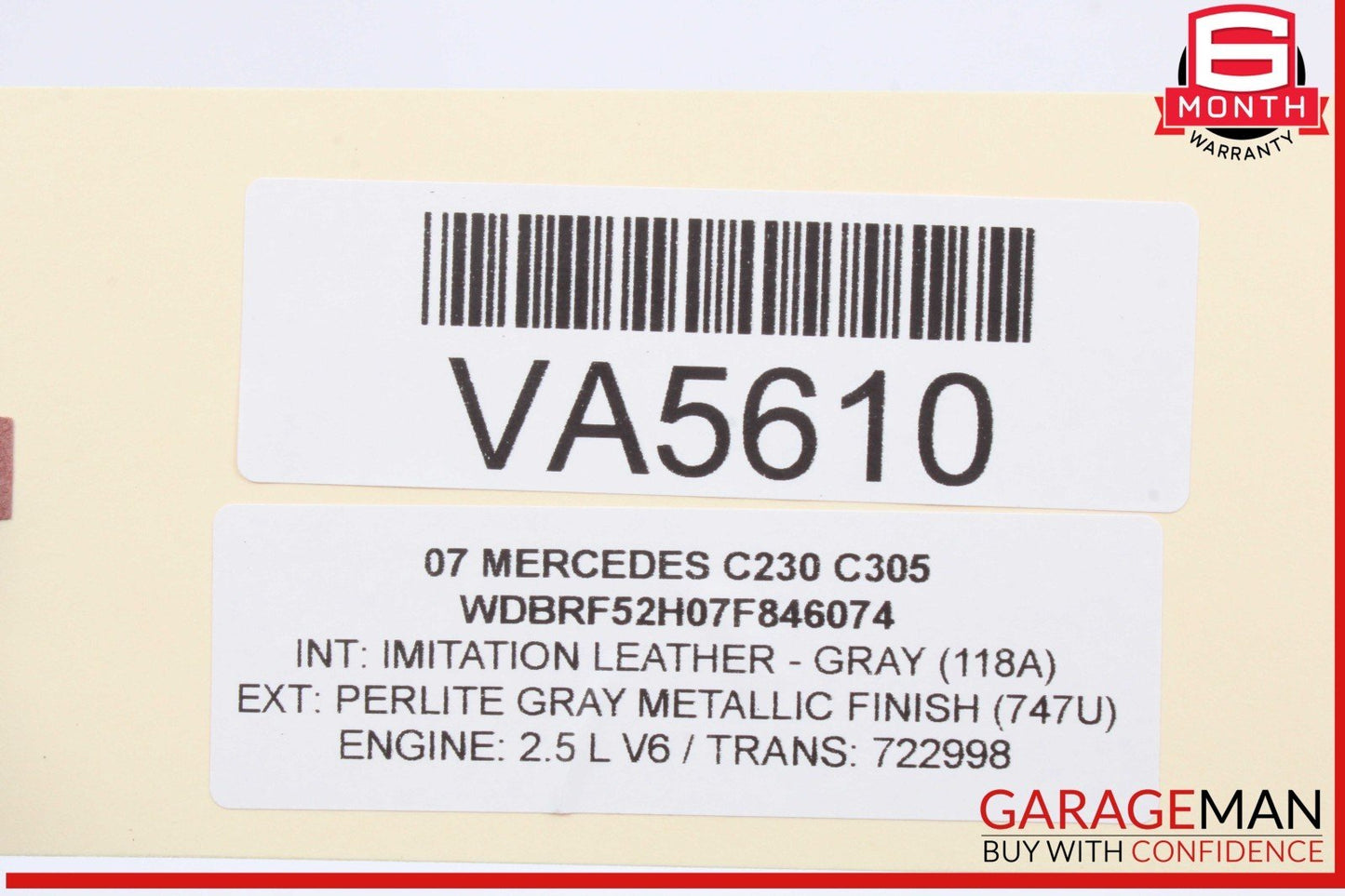 06-09 Mercedes W203 C230 CLK350 C280 A/C Air Conditioning Compressor 0012305611