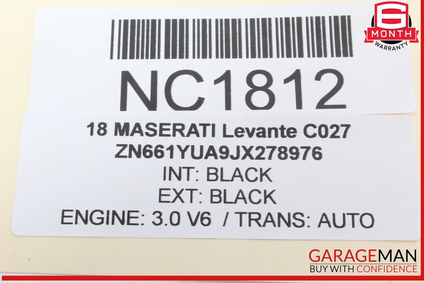 17-20 Maserati Levante M161 Rear Left or Right Blind Spot Radar Sensor Module