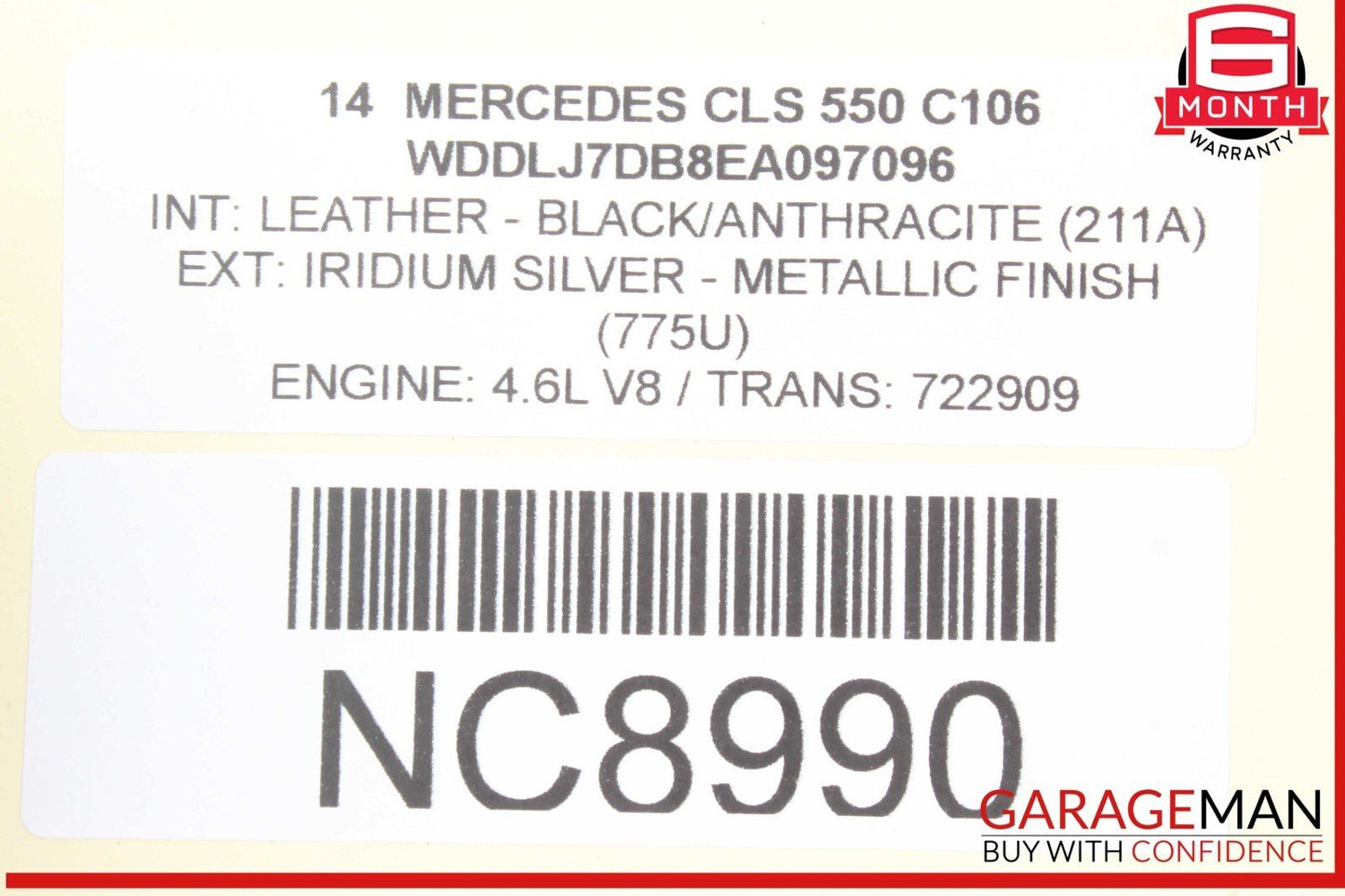 10-18 Mercedes W218 CLS550 CLS400 Airmatic Air Suspension Control Module Unit