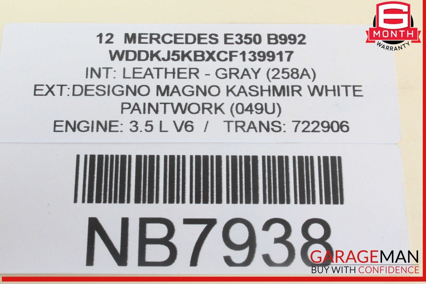 10-13 Mercedes W207 E350 E550 Center Dash AC A/C Air Vent Trim Grille Panel OEM
