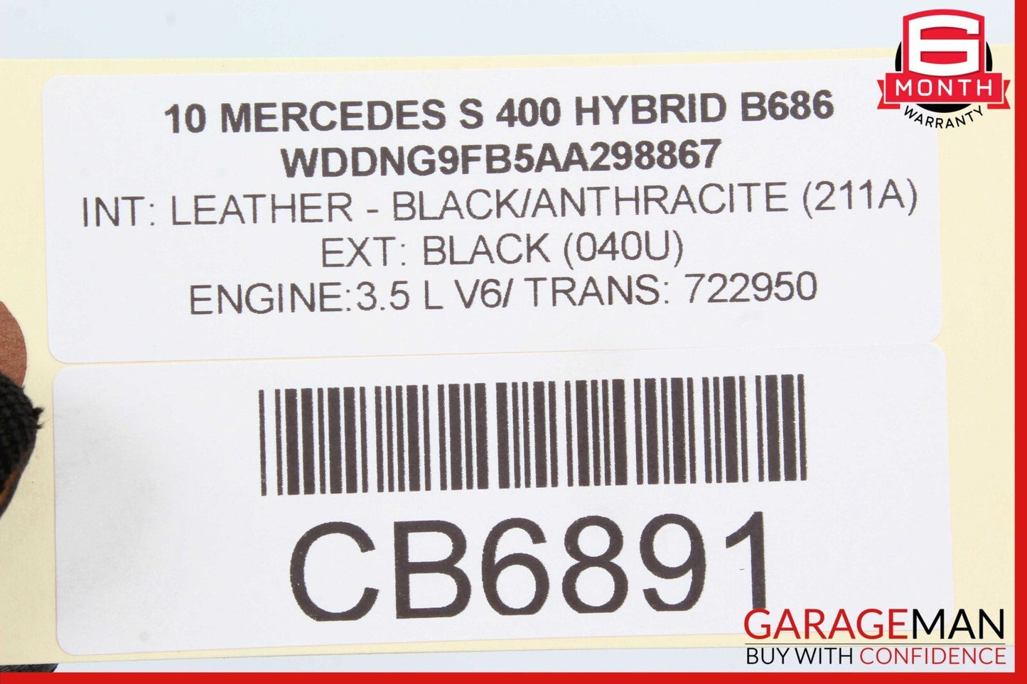 10-14 Mercedes W221 S400 S550 CL550 Fuse Box Control Module 0005406050 OEM