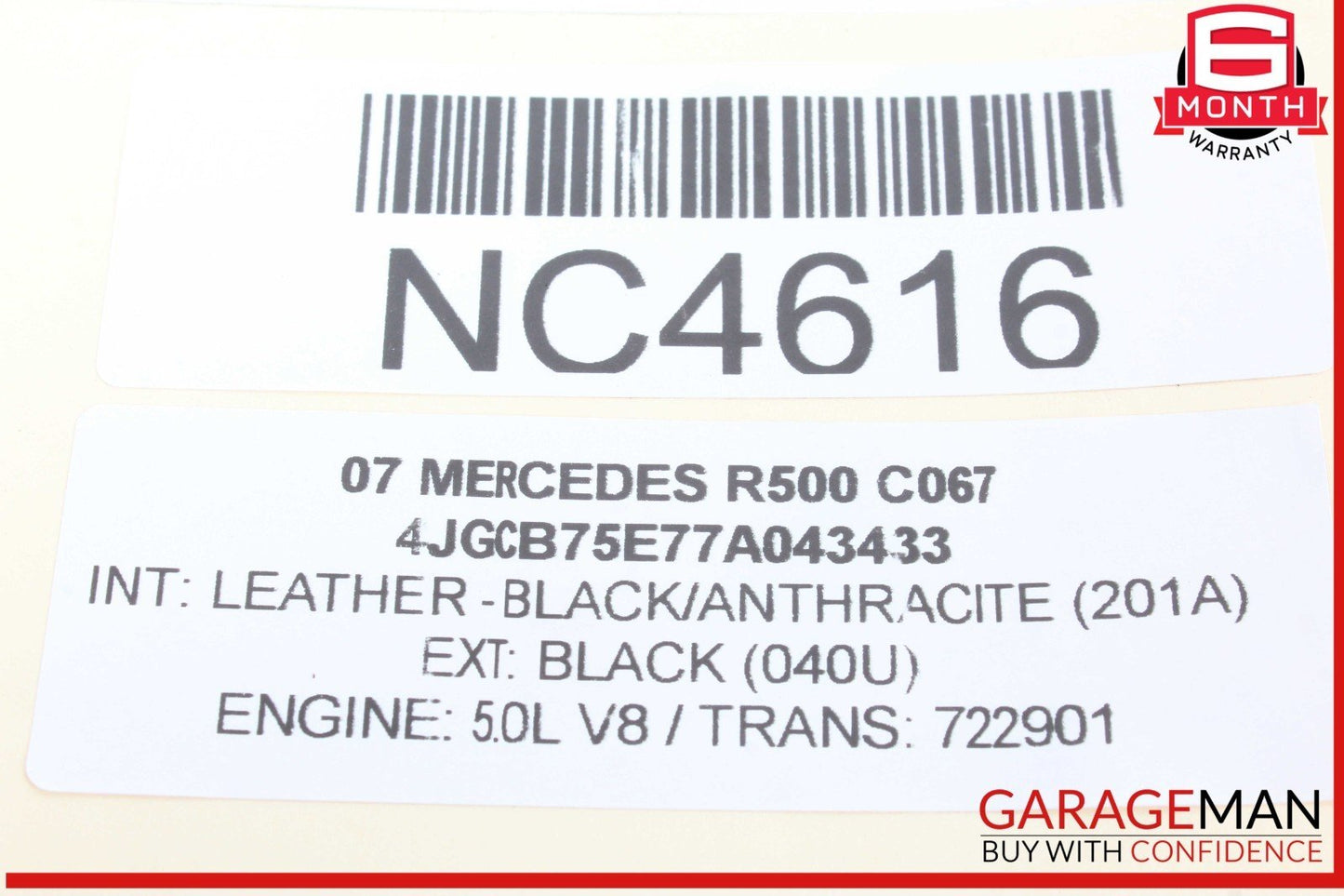 06-13 Mercedes W251 R500 Rear Air Suspension Control Module Unit OEM