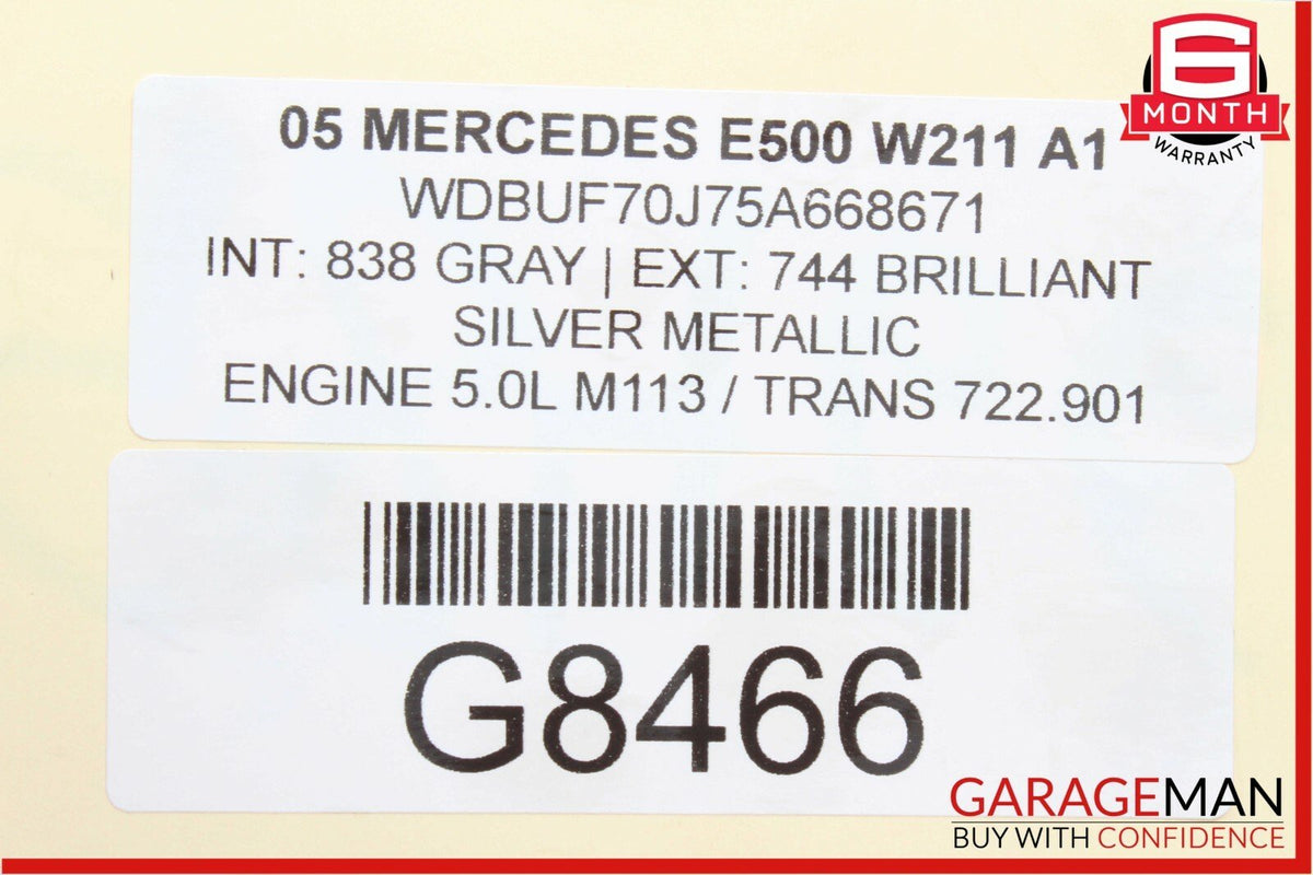 03-06 Mercedes W211 E500 E55 AMG Front Left Driver Side Door Control Module