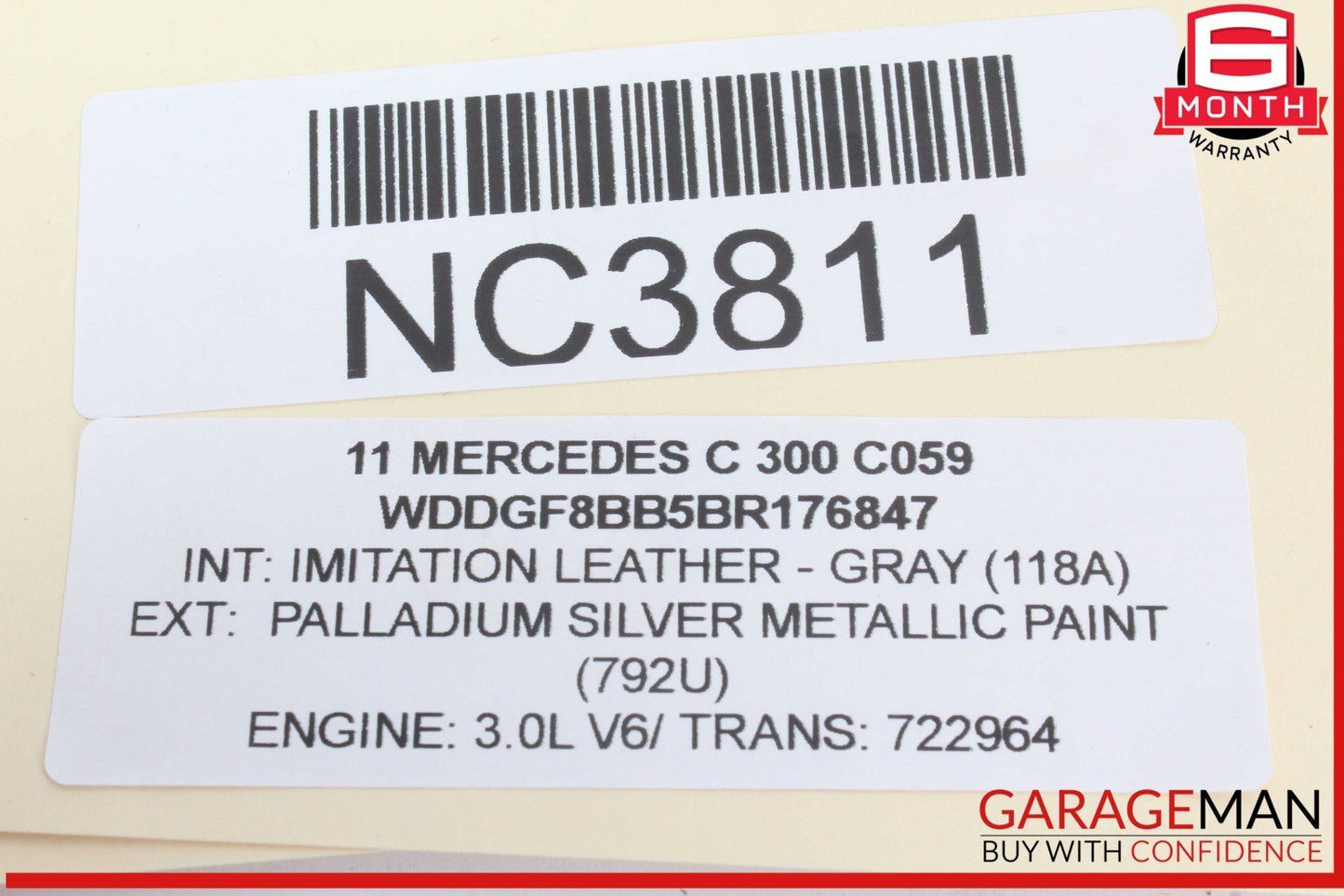 08-18 Mercedes W204 C300 C250 E550 Rear Right Side Door Control Module Unit OEM